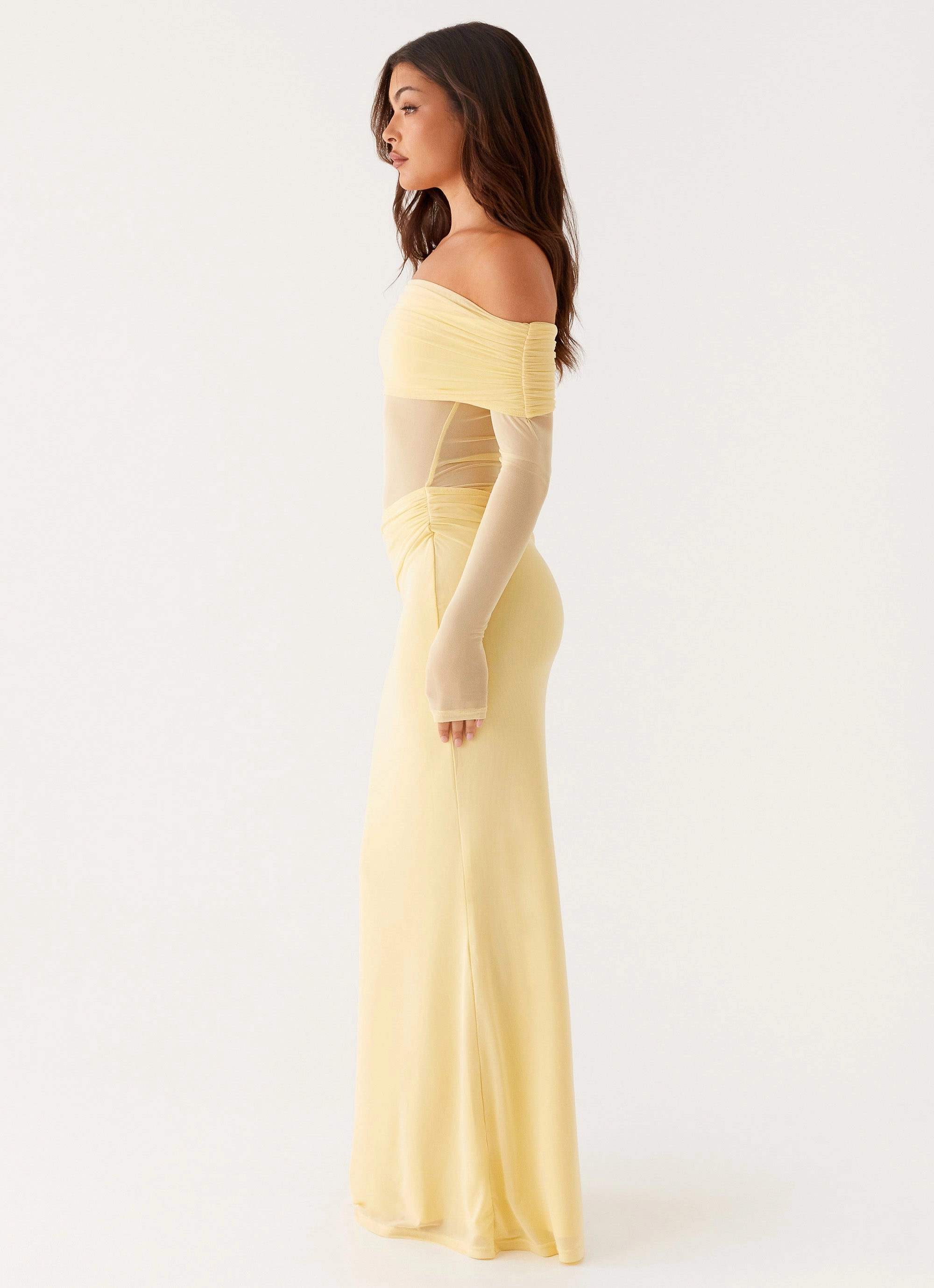 Emery Maxi Dress - Yellow Quiet Sweet