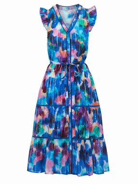 Cool Touch Emily Dress Giverny Gardens Metallic