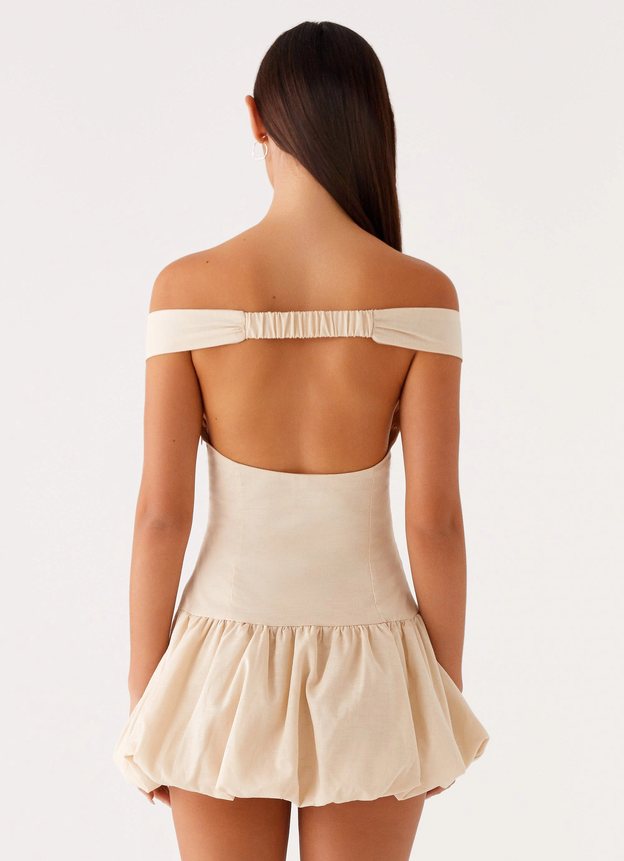 Endless Romance Off Shoulder Mini Dress - Butter soft fit