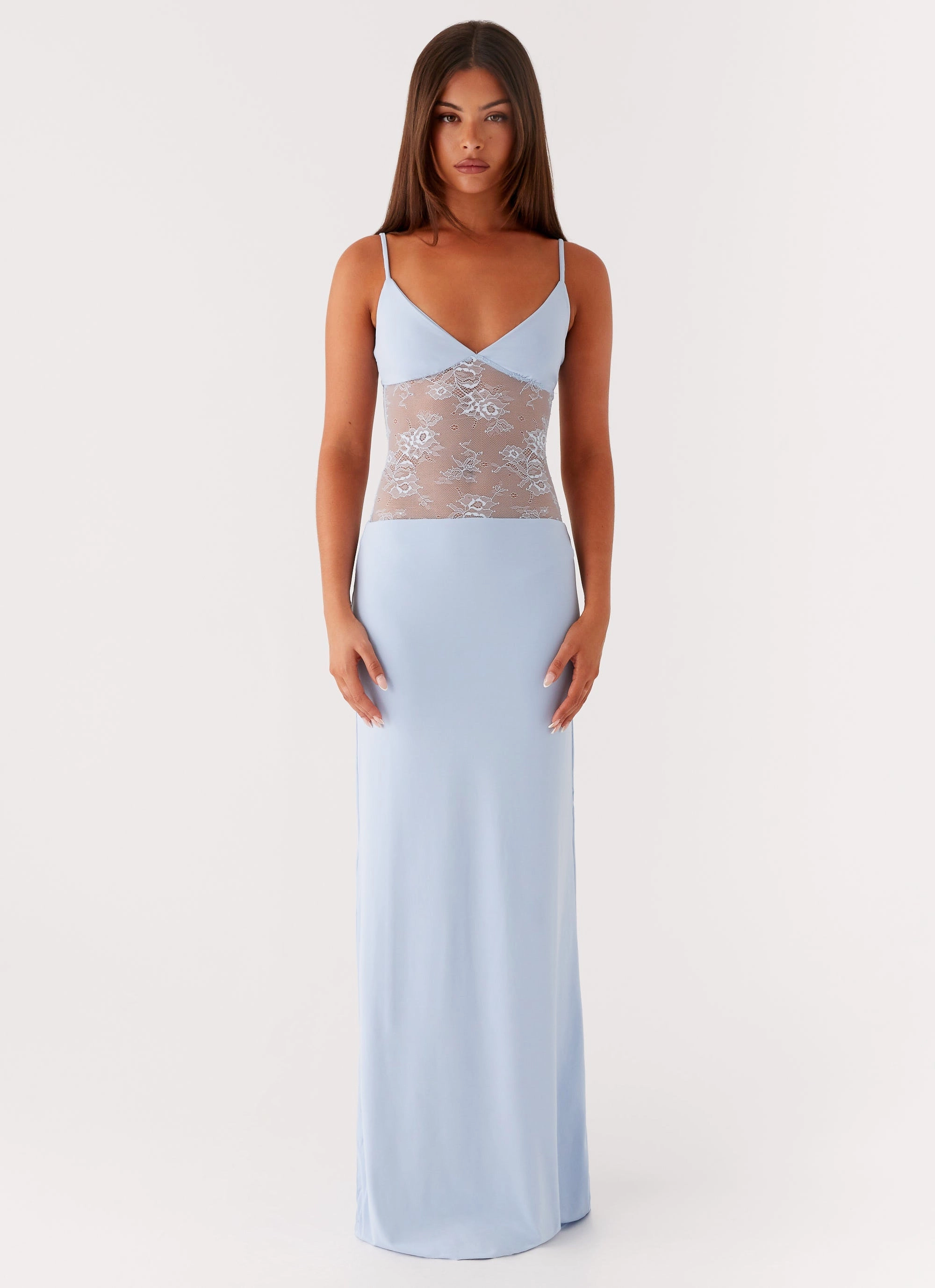 Sunset Hour Envy Maxi Dress - Blue