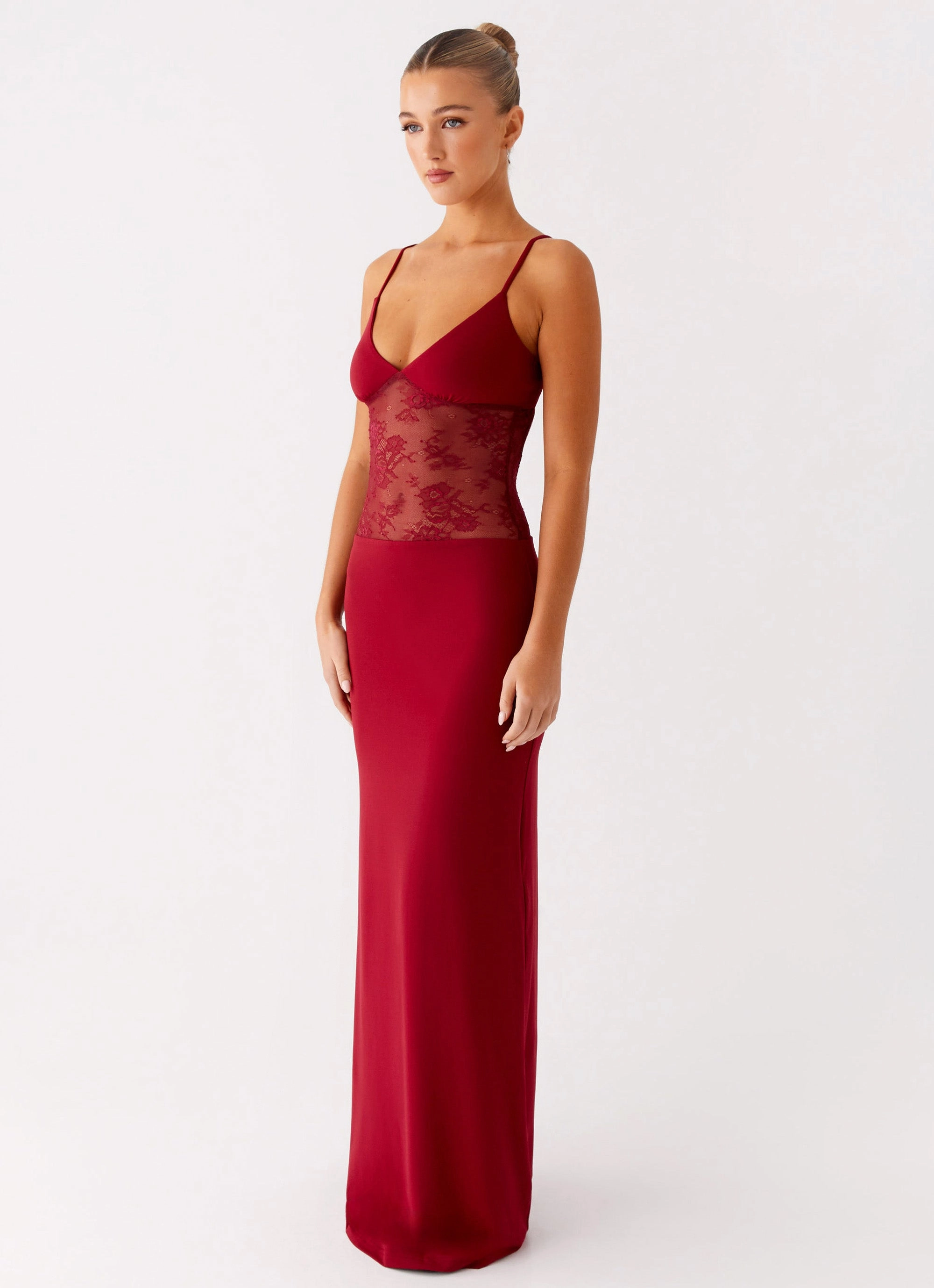 Envy Maxi Dress - Maroon Modern Comfort