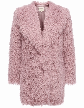 OdorResistantTreatment L'AGENCE Toira Faux Fur Coat