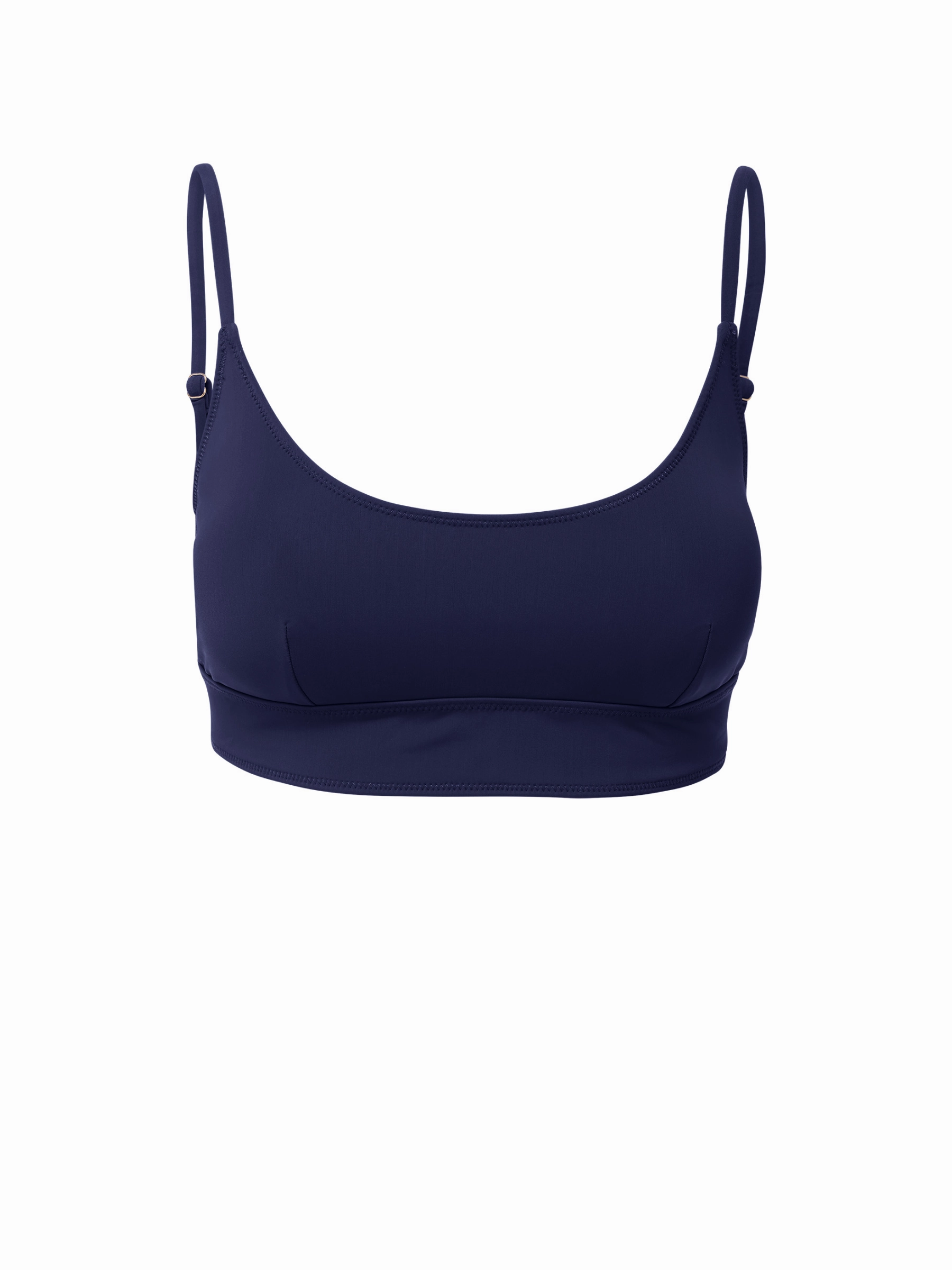 Snag Resistant Fabric Weekend Escape Erika Top Navy Satin