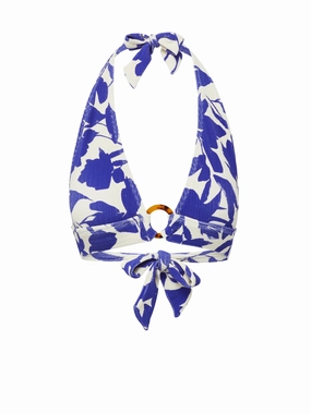 Holiday-Essentials Ocean Getaway Erin Top Moraea Garden Texture