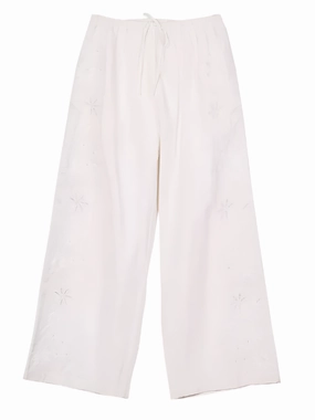 Chilly Day Layers Ermanno Pant in White