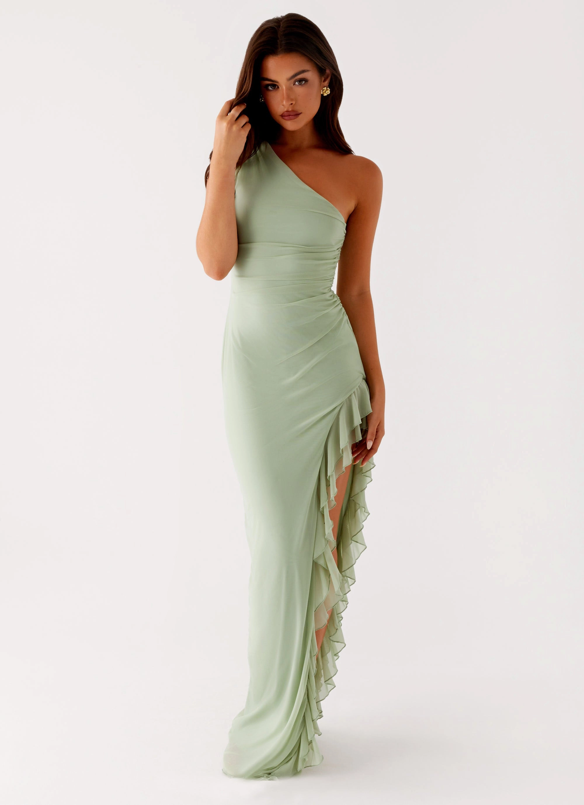 Clarence Maxi Dress - Sage Sleek Appearance