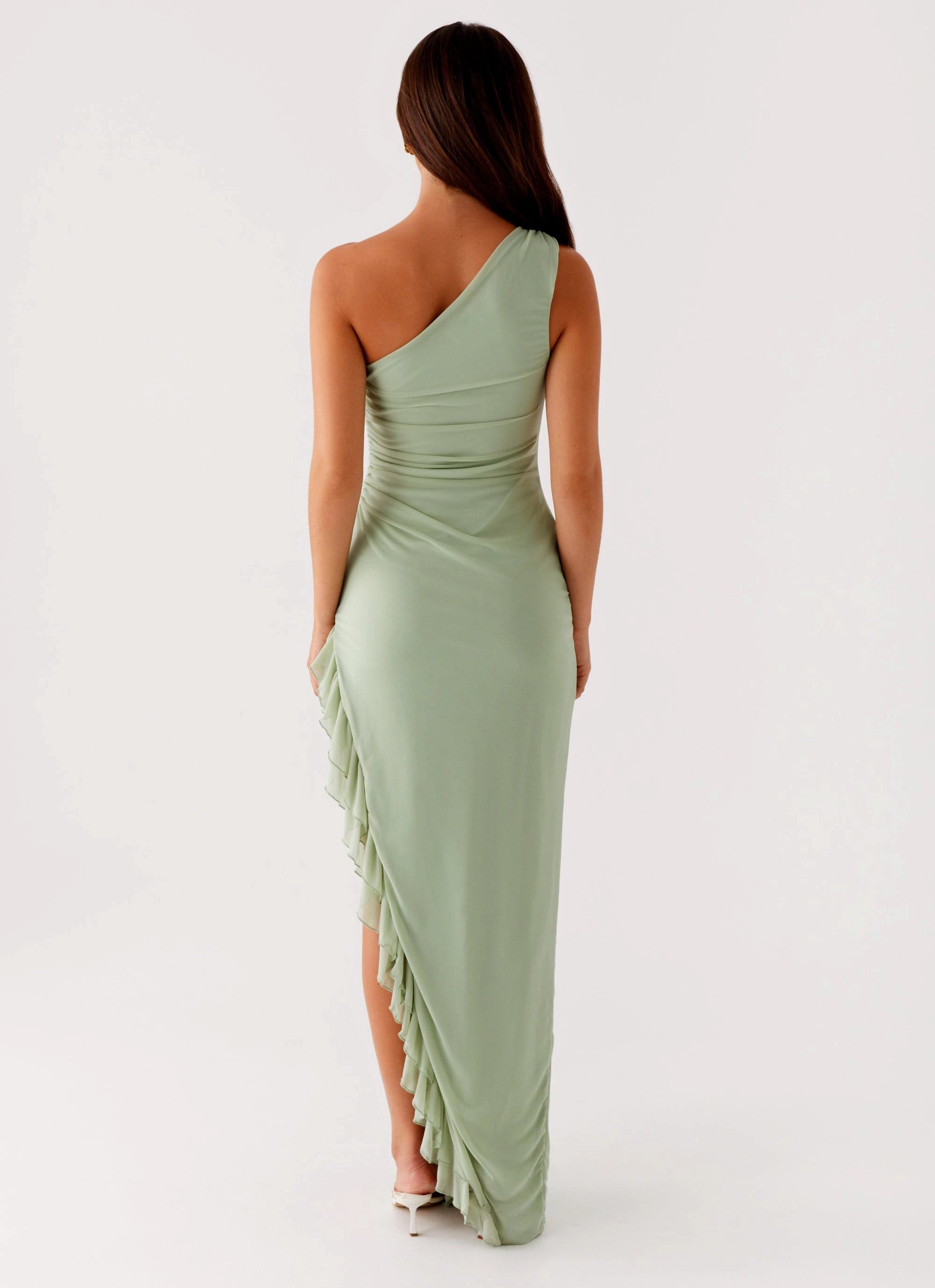 Clarence Maxi Dress - Sage Eco-friendly