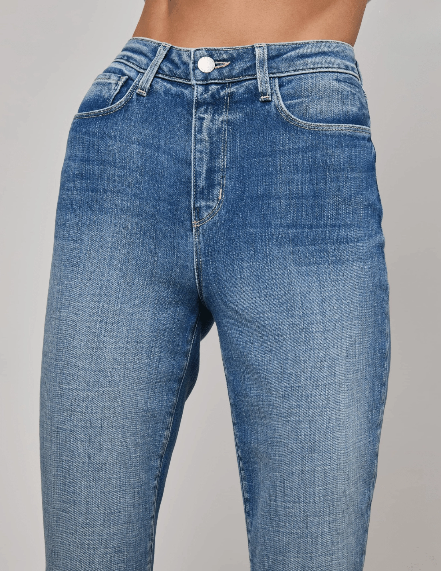 L'AGENCE Celestia Ultra High Rise Slim Jeans in Hayward Eco Friendly Dye