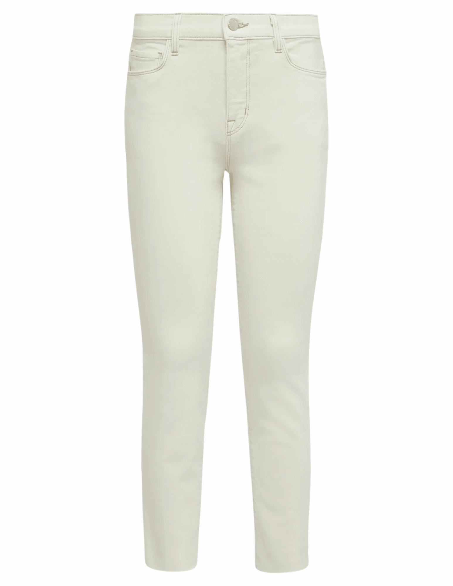 Active Comfort L??AGENCE Sada High Rise Cropped Slim Jeans in Macadamia