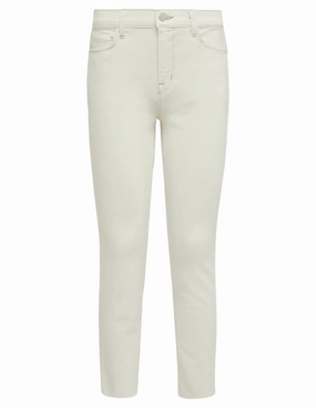 No Fuss Wear L??AGENCE Sada High Rise Cropped Slim Jeans in Macadamia