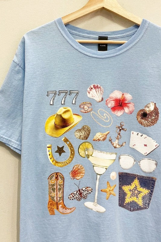 Simple Comfort Wear hypoallergenic material Coastal Cowgirl Tee S-XL