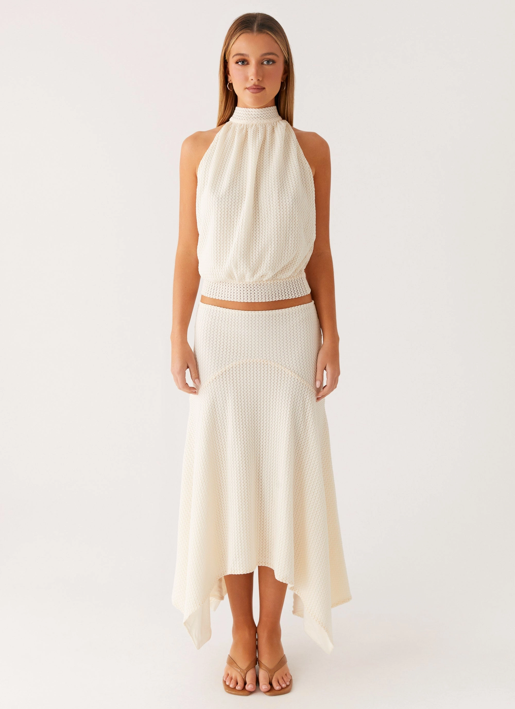 BuiltInLayer Evaden Backless Top - Ivory