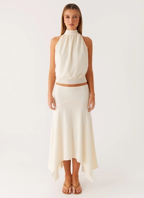 BuiltInLayer Evaden Backless Top - Ivory