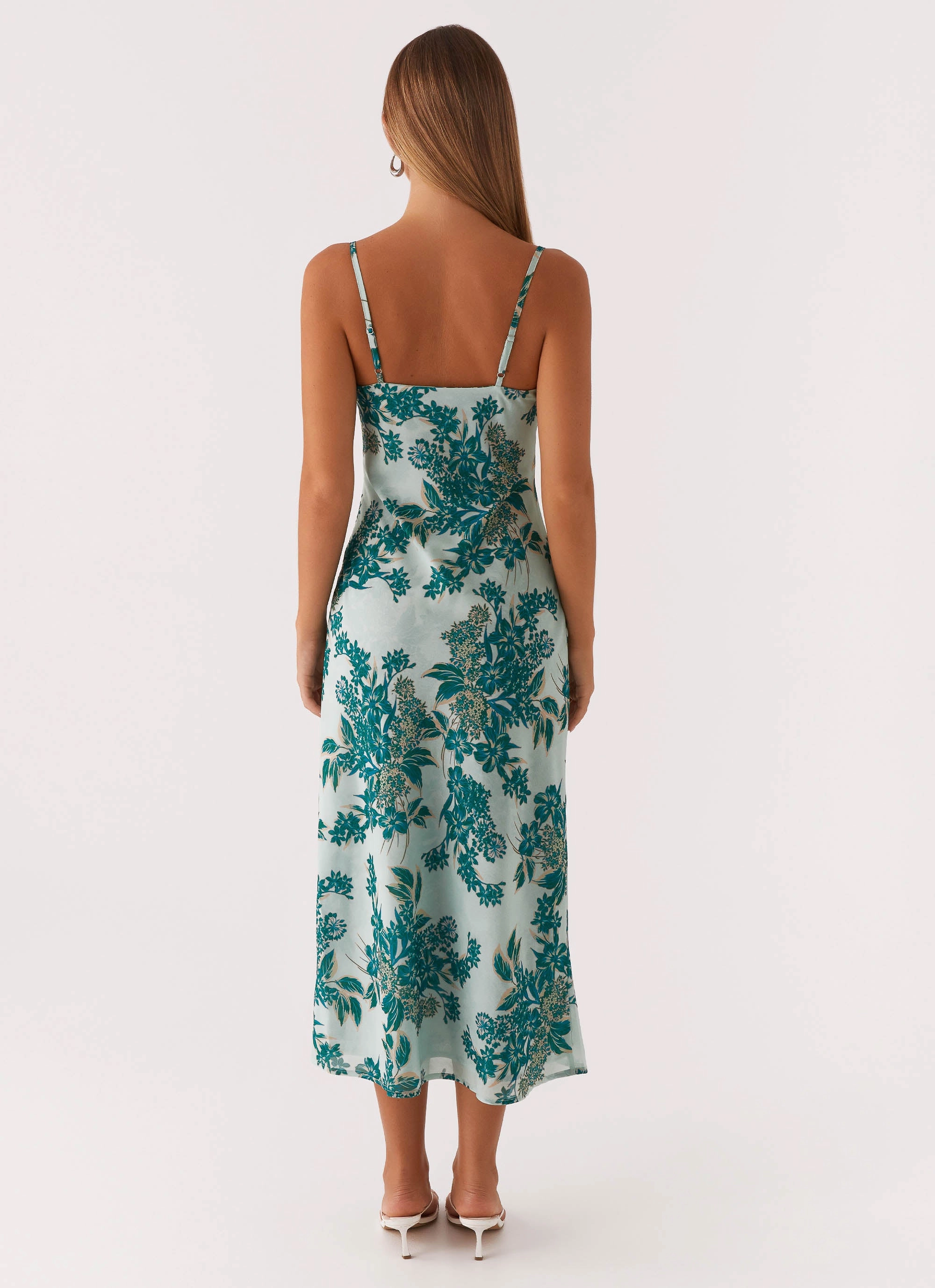 Tactile Feel Love Song Midi Dress - Cloud Nine Floral
