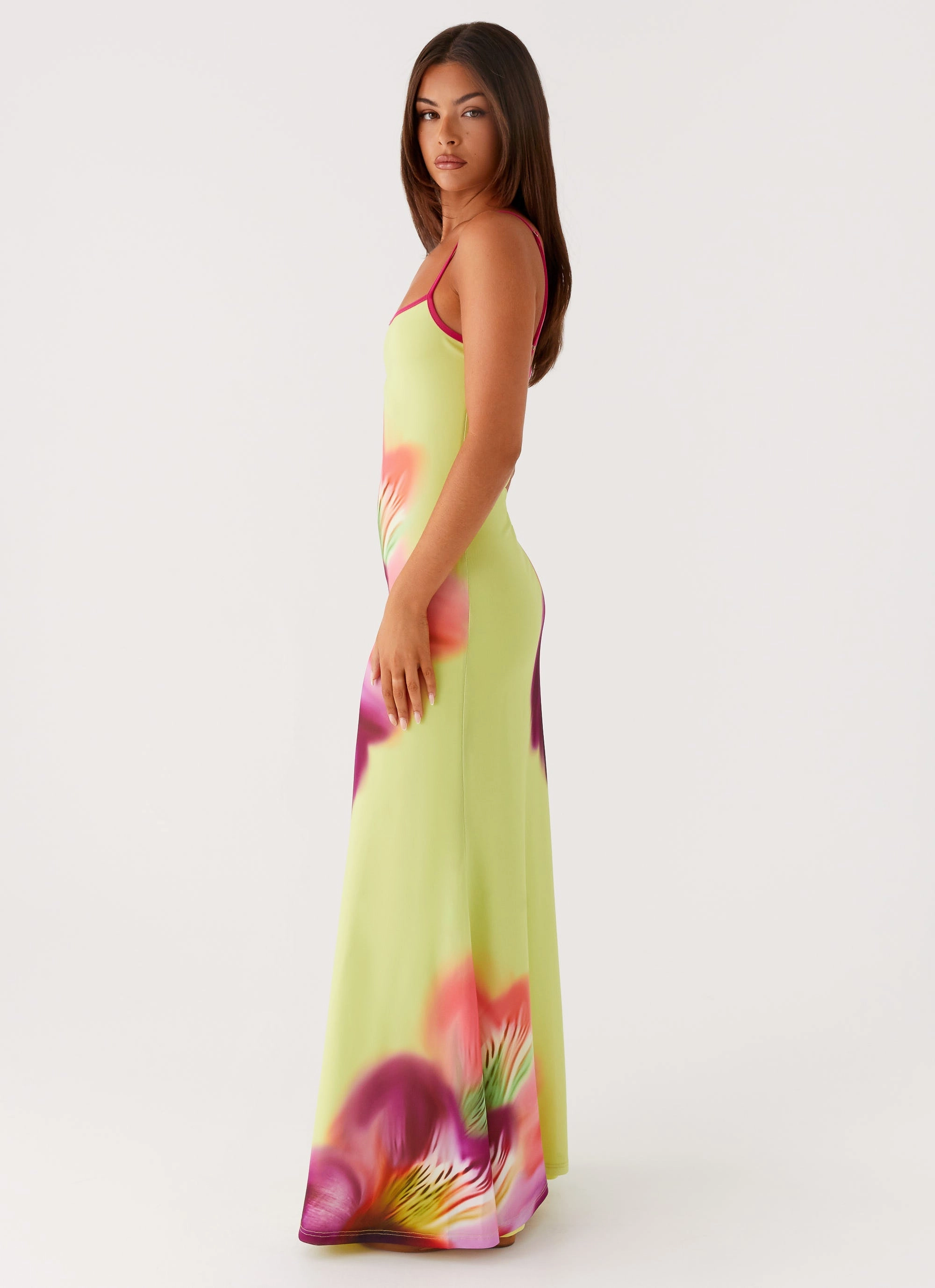 Everett Maxi Dress - Green Tropical Soft and Relaxed packable
