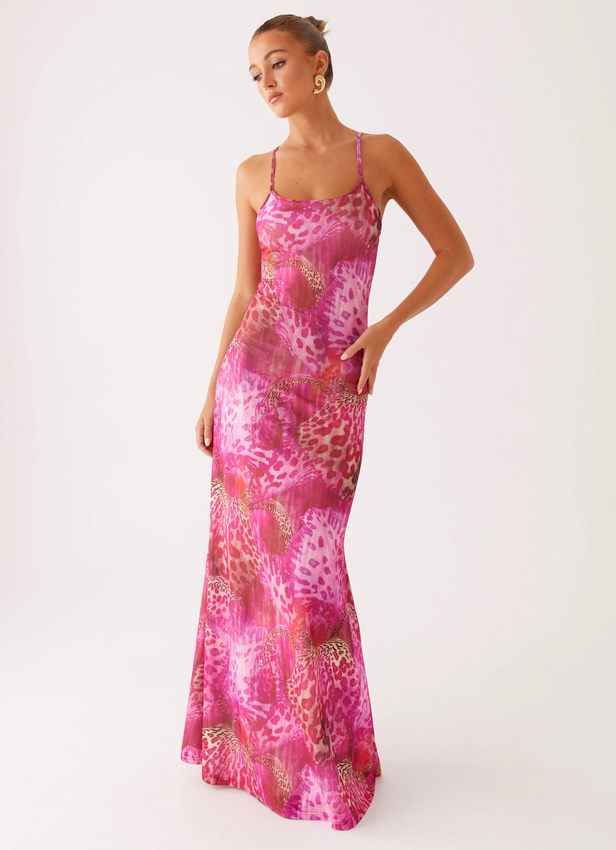 Designer-Label Everett Maxi Dress - Lavender Lagoon