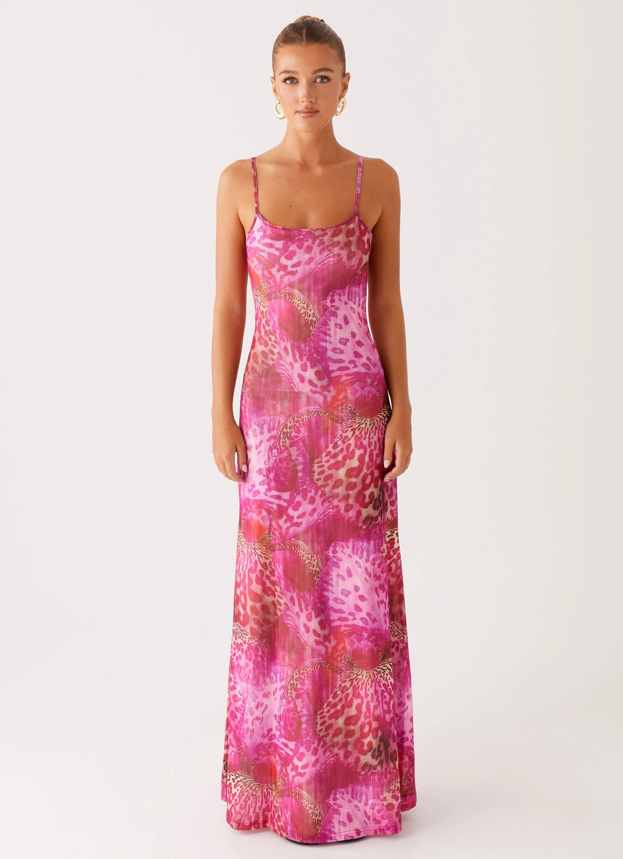 Smooth Flow relaxed shape Everett Maxi Dress - Lavender Lagoon