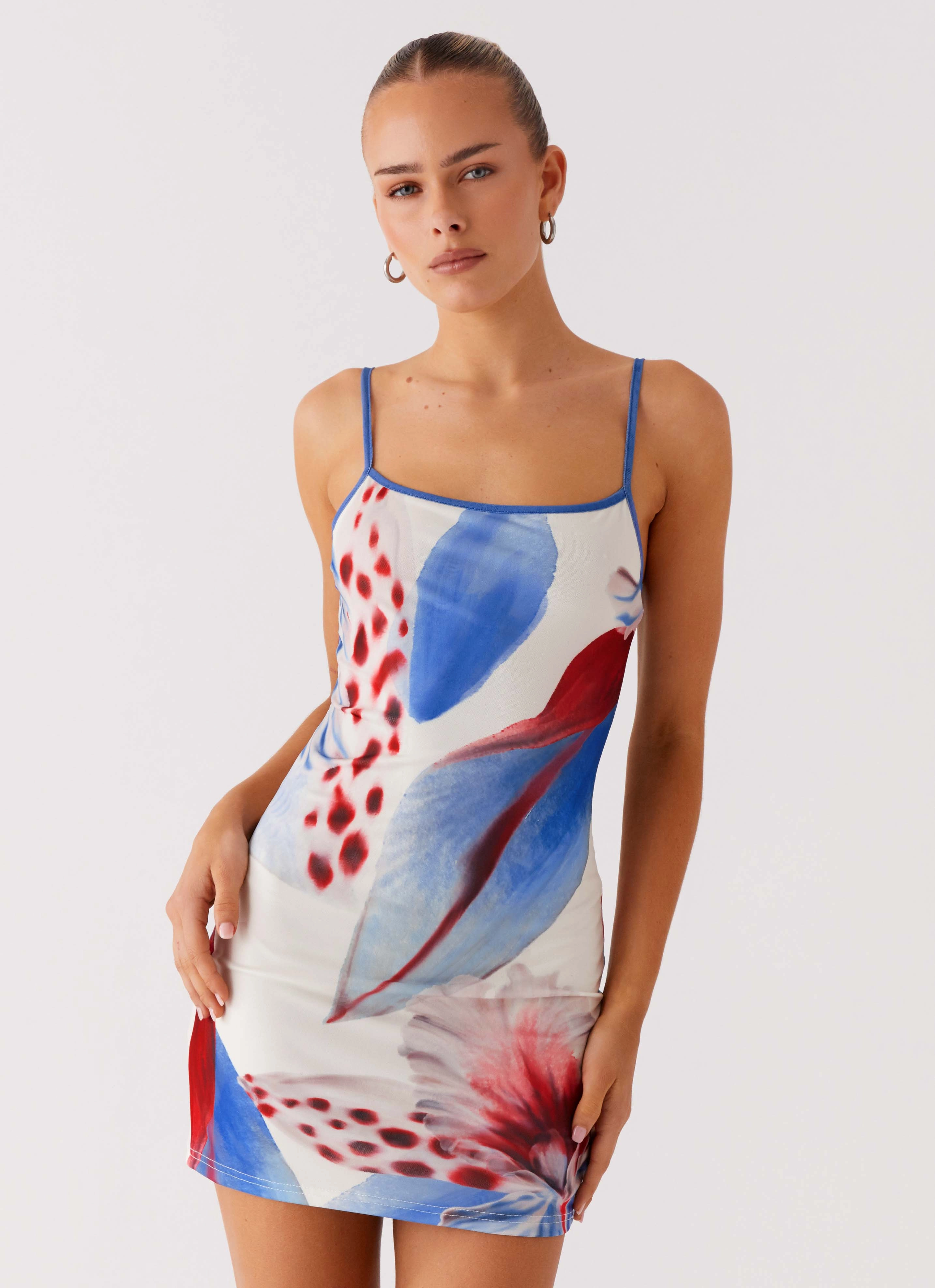 Everett Mini Dress - Deep Sea Bloom Floor-Length