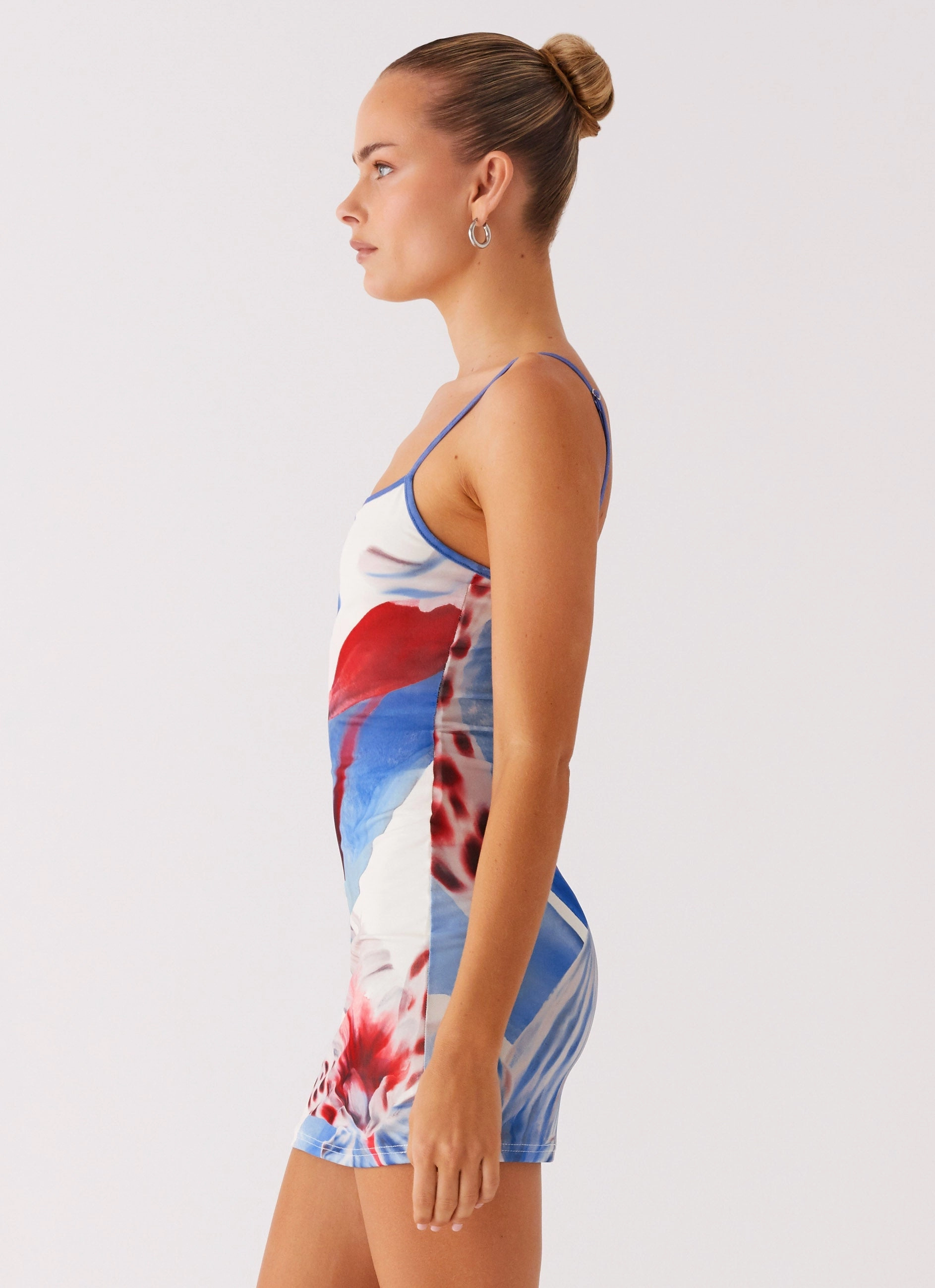 Everett Mini Dress - Deep Sea Bloom Year Round