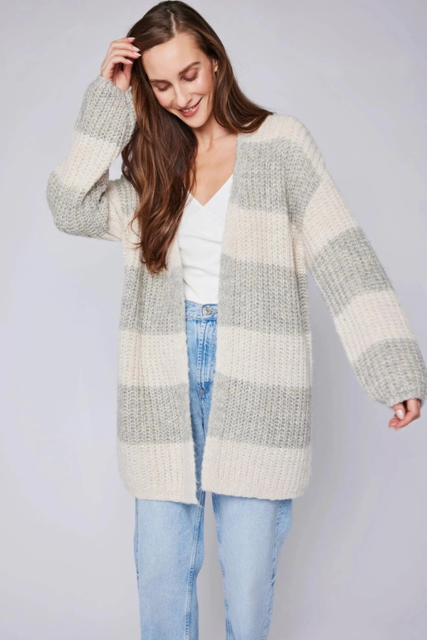 RibbedCuff Enid Oversized Cardigan