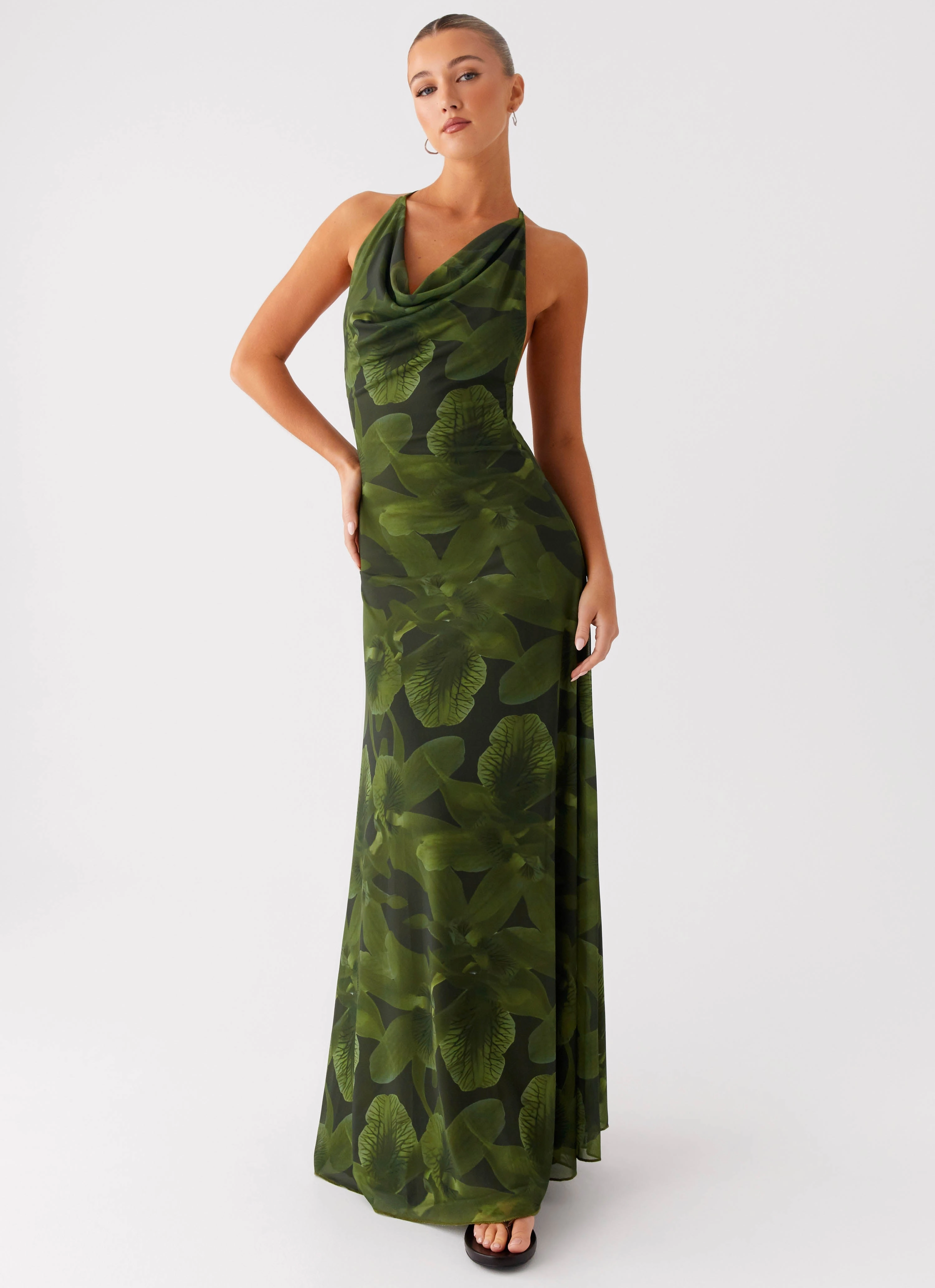 Vibrant Tone Dahliana Maxi Dress - Tropic Floral
