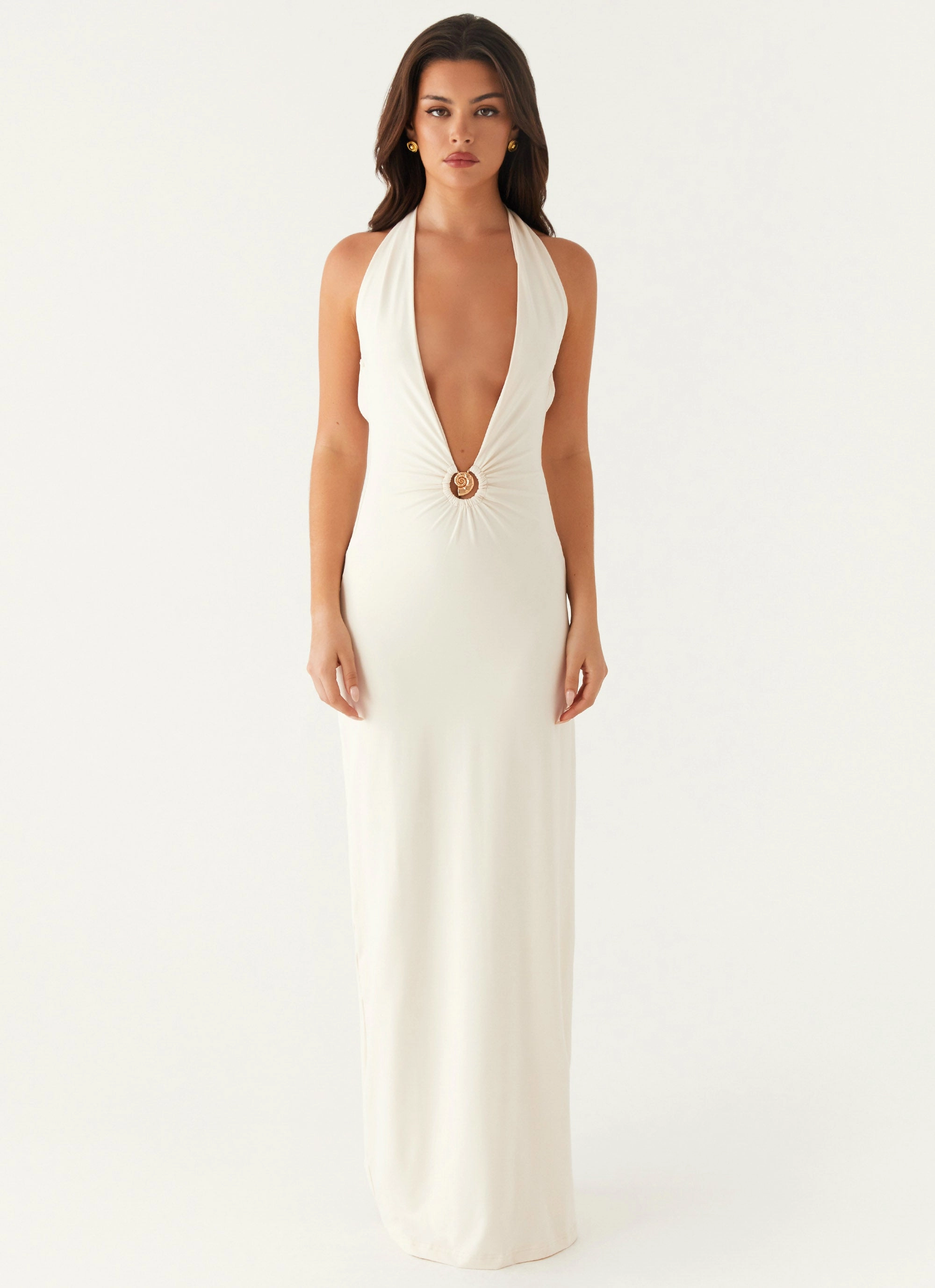 Dominica Maxi Dress - Ivory Autumn Ready