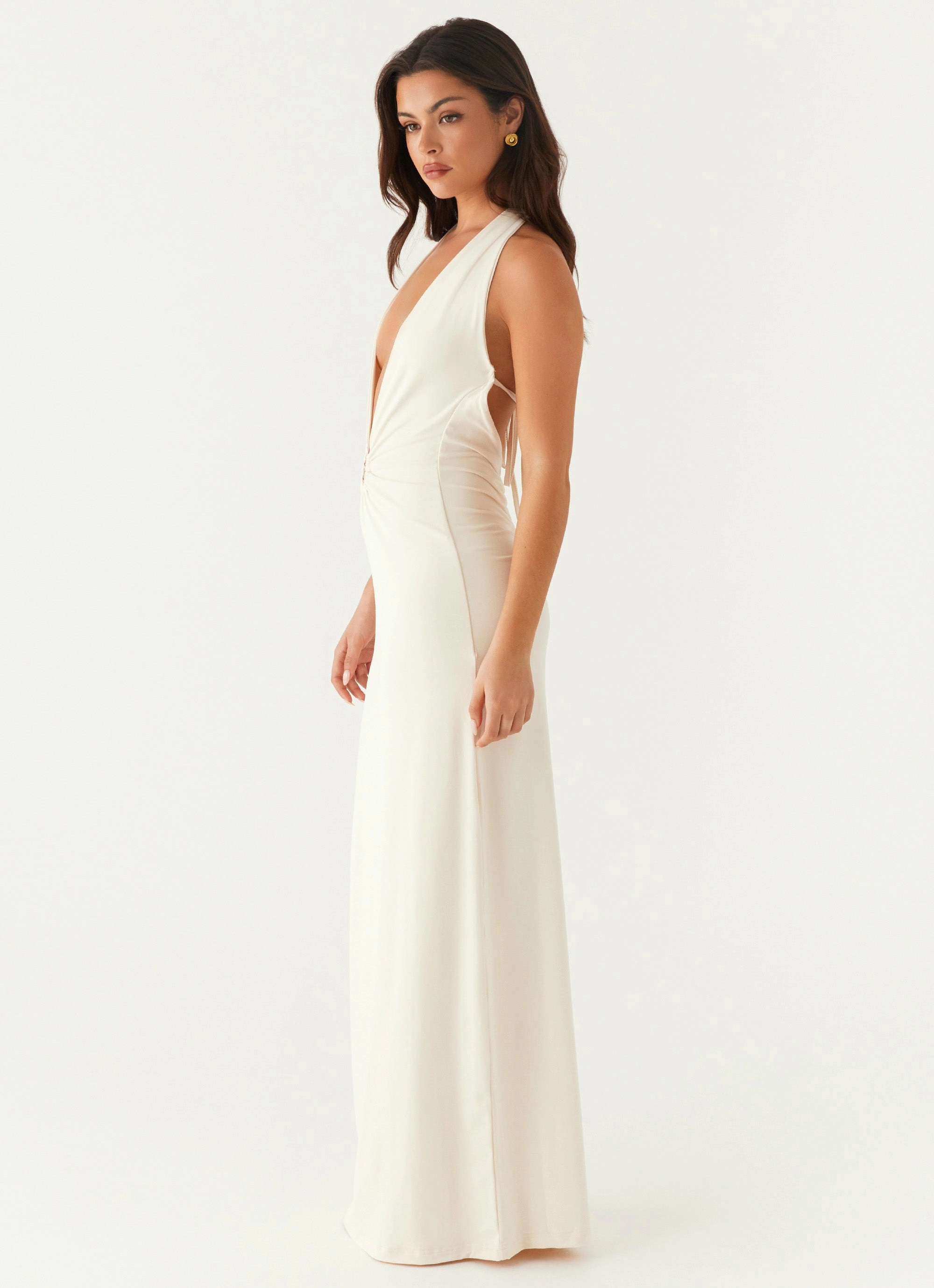 SustainableCotton Basic Shape Dominica Maxi Dress - Ivory
