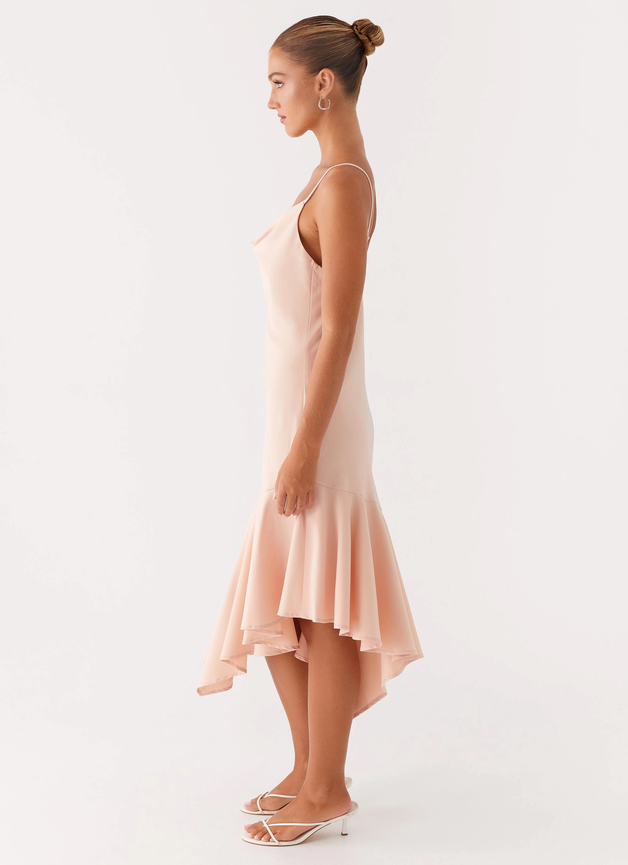 Korby Midi Dress - Pink Autumn Mood Color Soft