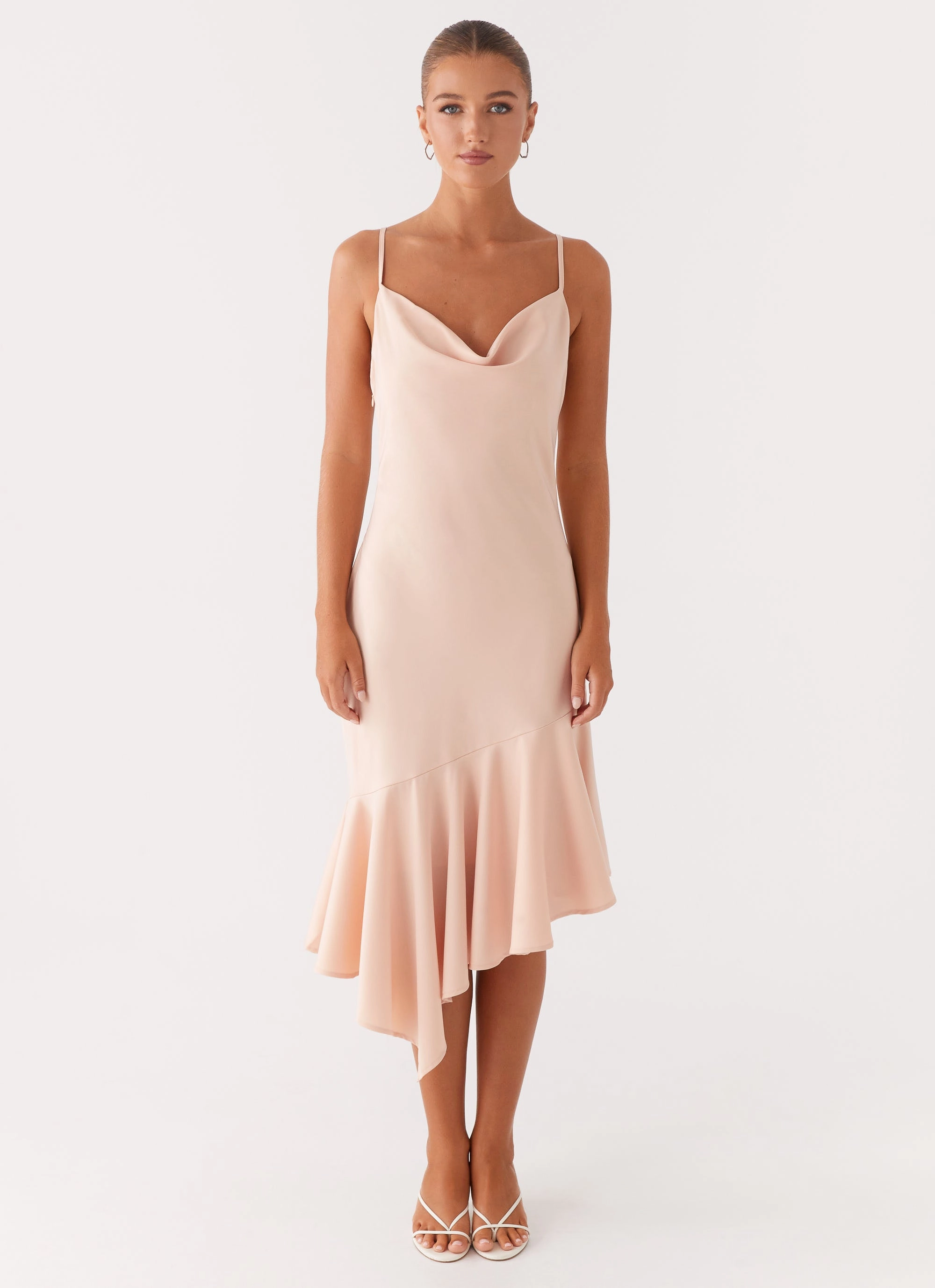 Vibrant Aesthetic Seasonal Must-Have Korby Midi Dress - Pink