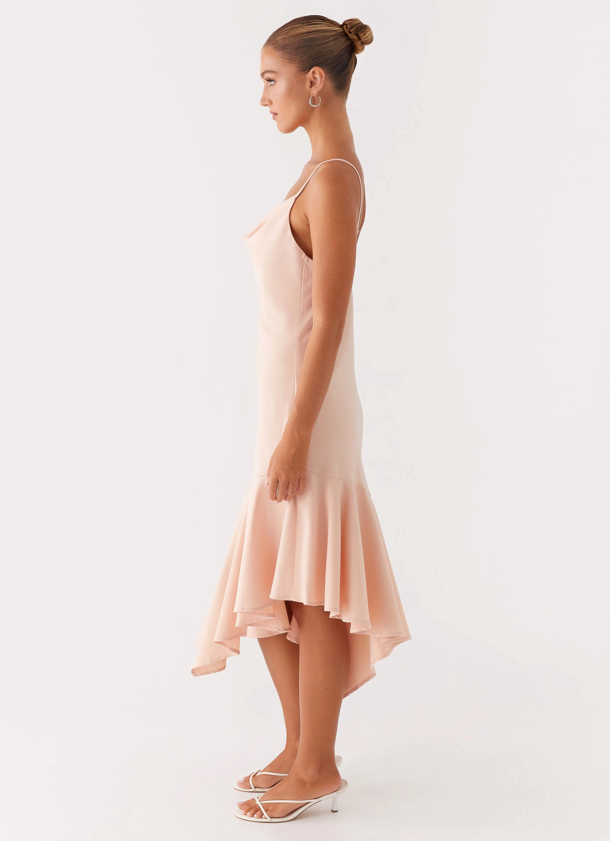 Korby Midi Dress - Pink Versatile occasion dress Soft and Smooth
