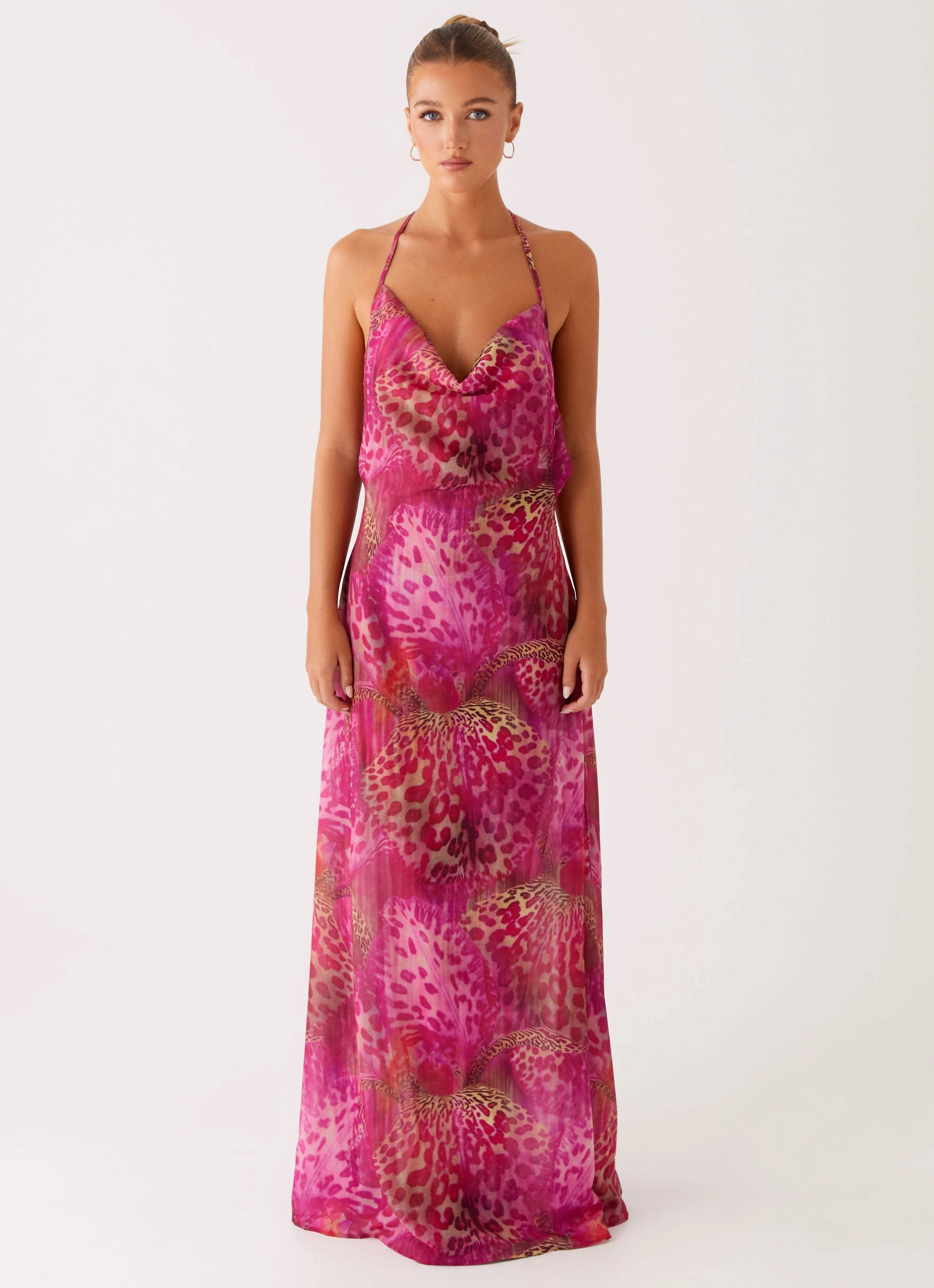 Fantasy Maxi Dress - Lavender Lagoon garden party