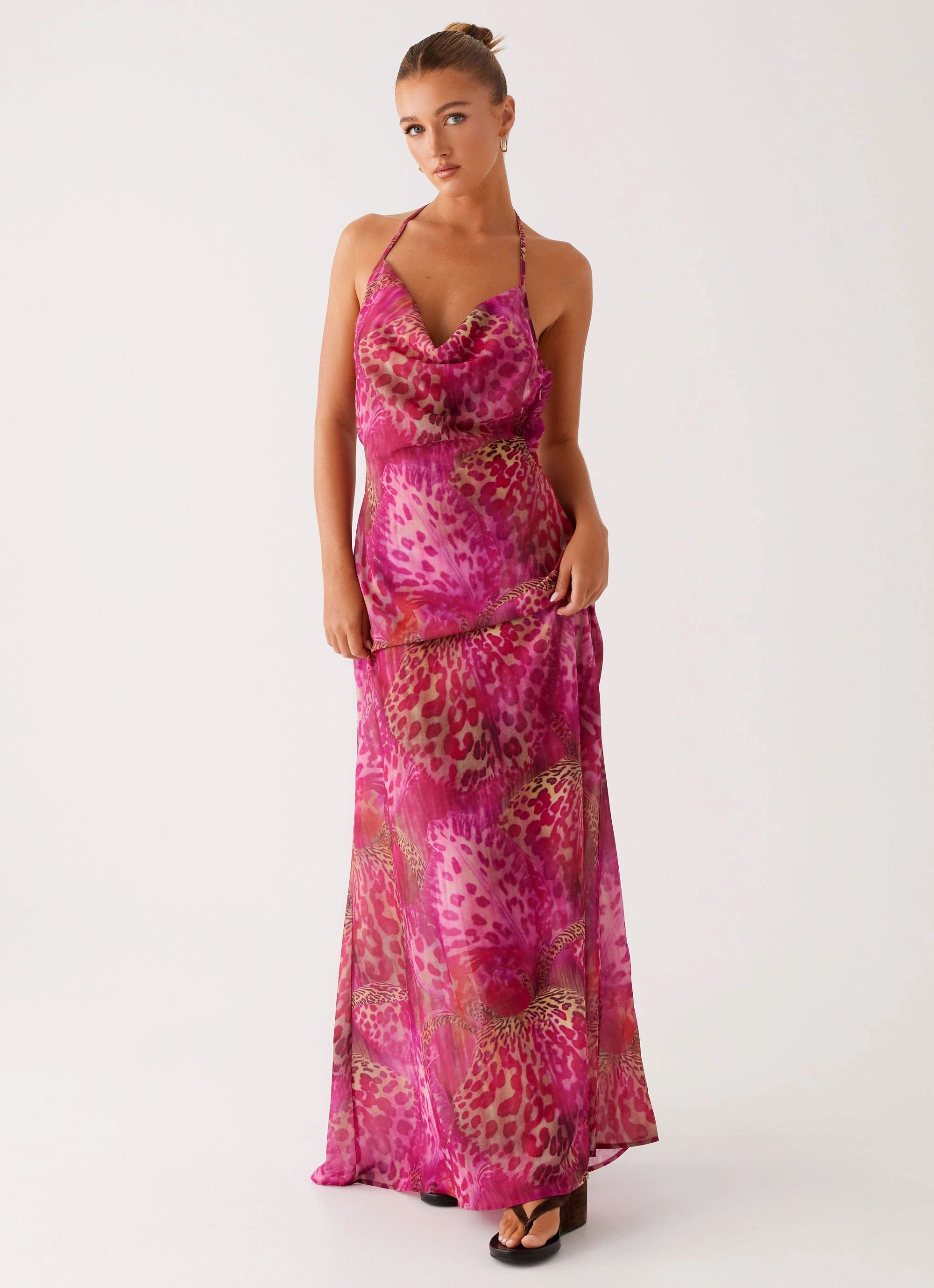 Fantasy Maxi Dress - Lavender Lagoon Charming Style