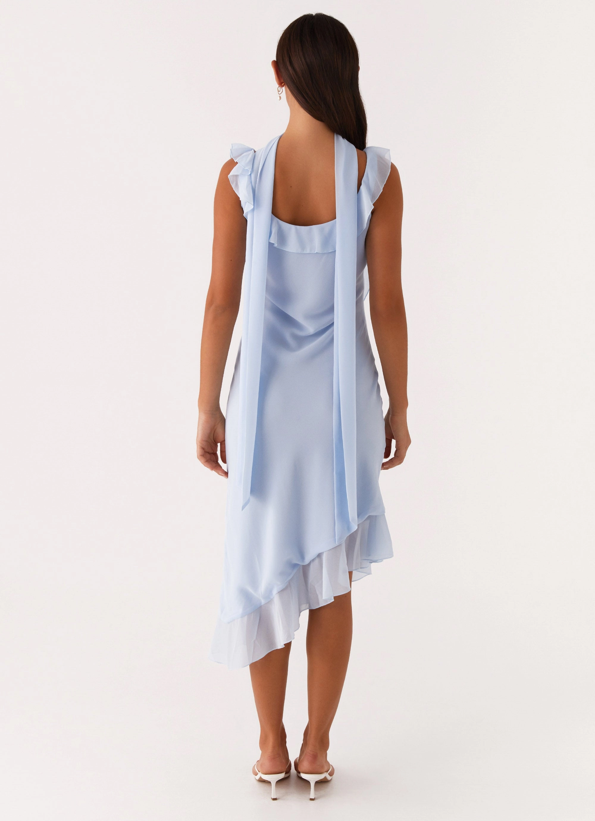 Fariday Midi Dress - Blue Soft Harmony