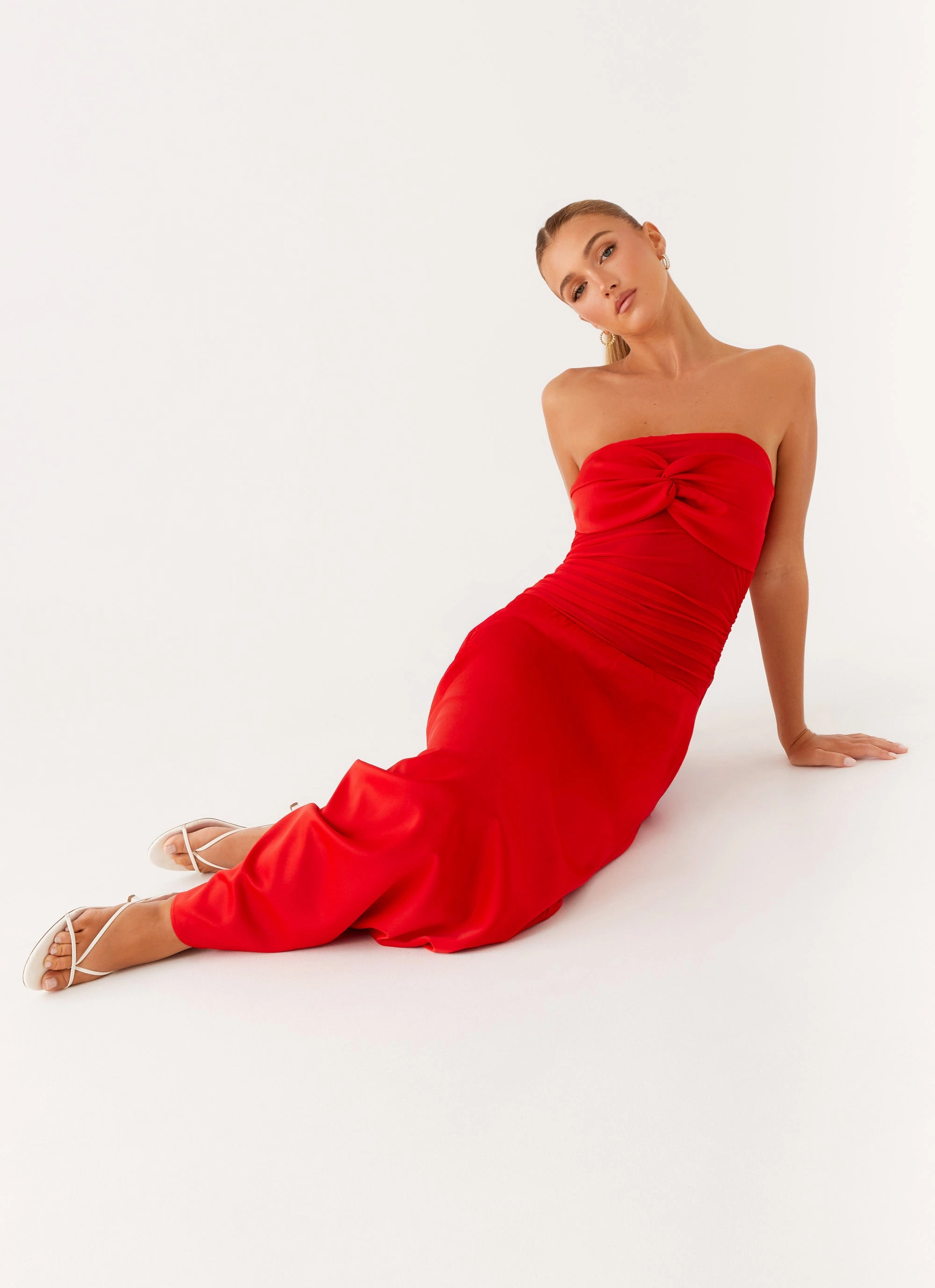 Rewind Maxi Dress - Tangerine Soft-Lining