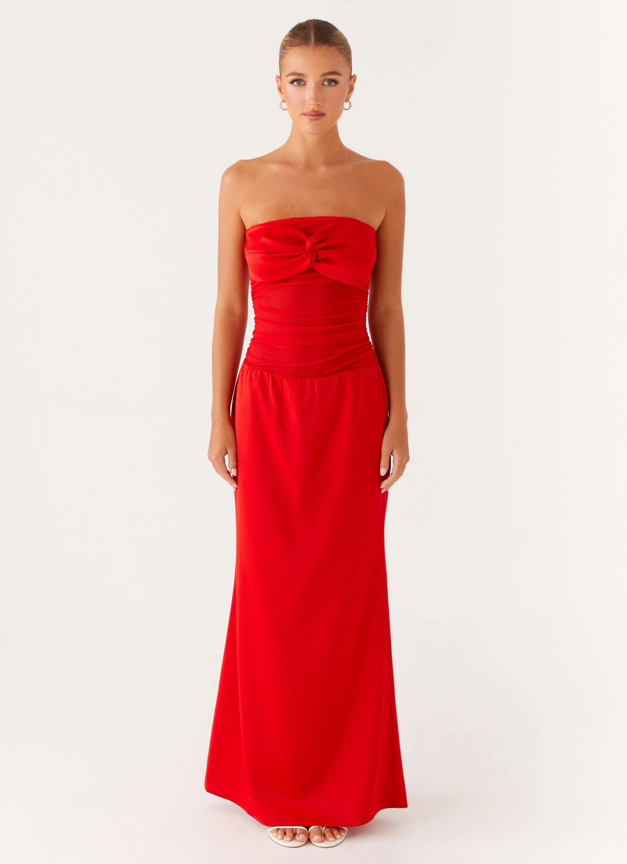 Elegant Style Rewind Maxi Dress - Tangerine