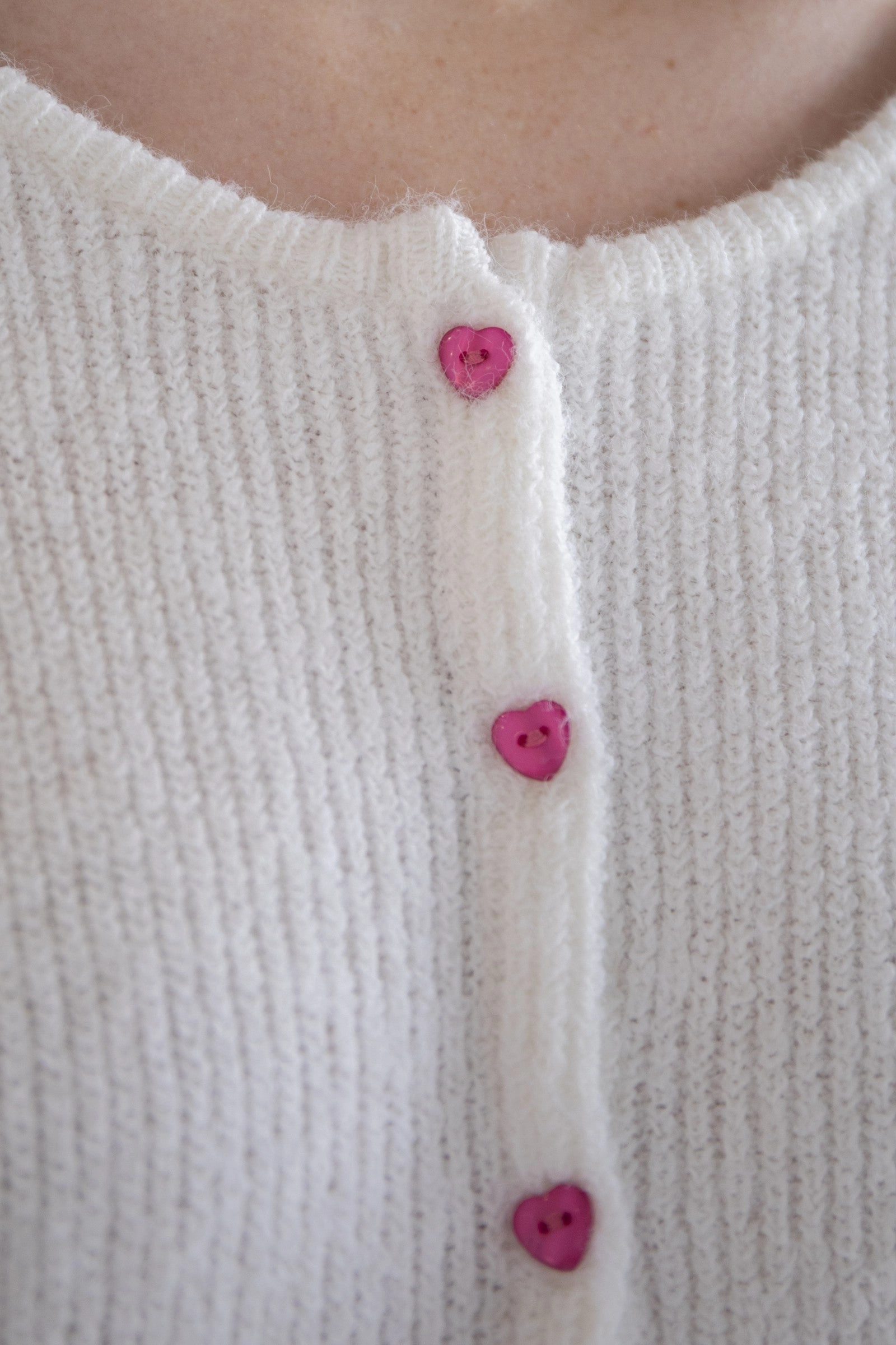 Amora Cardigan Easy Care Fabric Double Stitched Hems