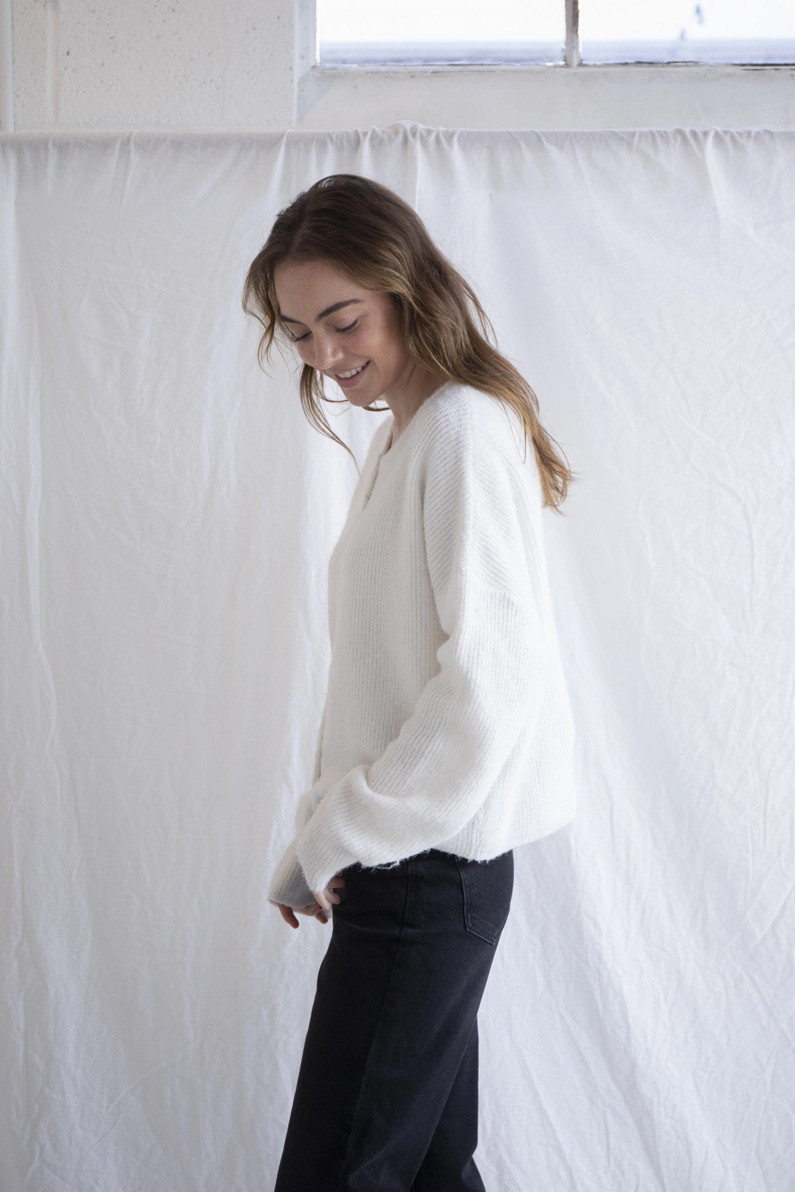 Printed Hoodie Amora Cardigan