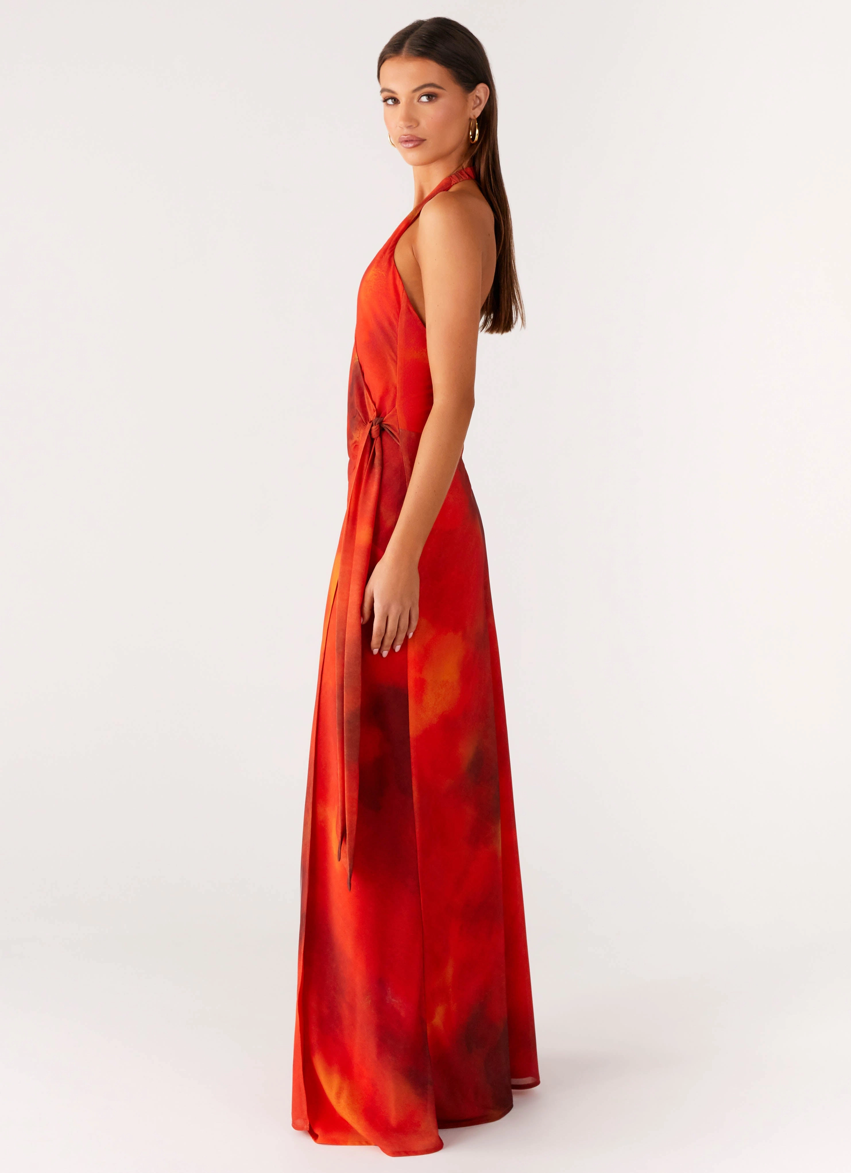 So Chic Maxi Dress - Scarlet Blur DeepPocketStyle