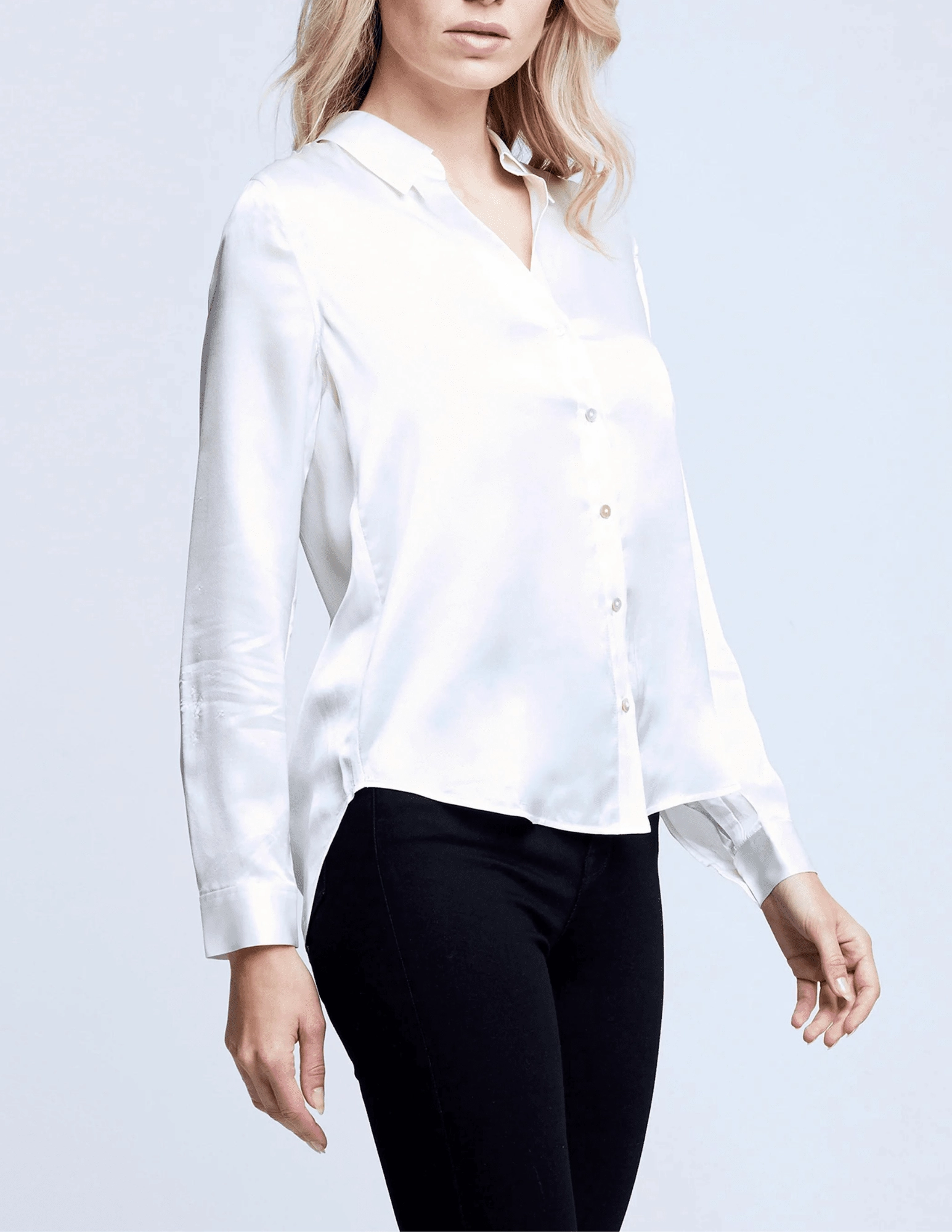 L'Agence Tyler Long Sleeve Blouse Stylish Comfort
