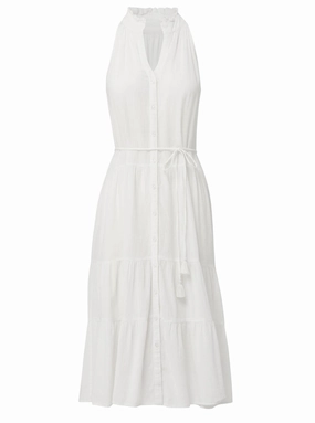 Tracy Dress Fresh White Breathable