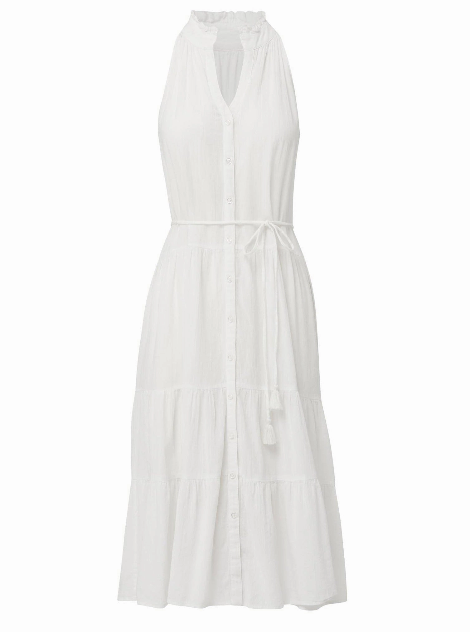 Tracy Dress Fresh White Breathable