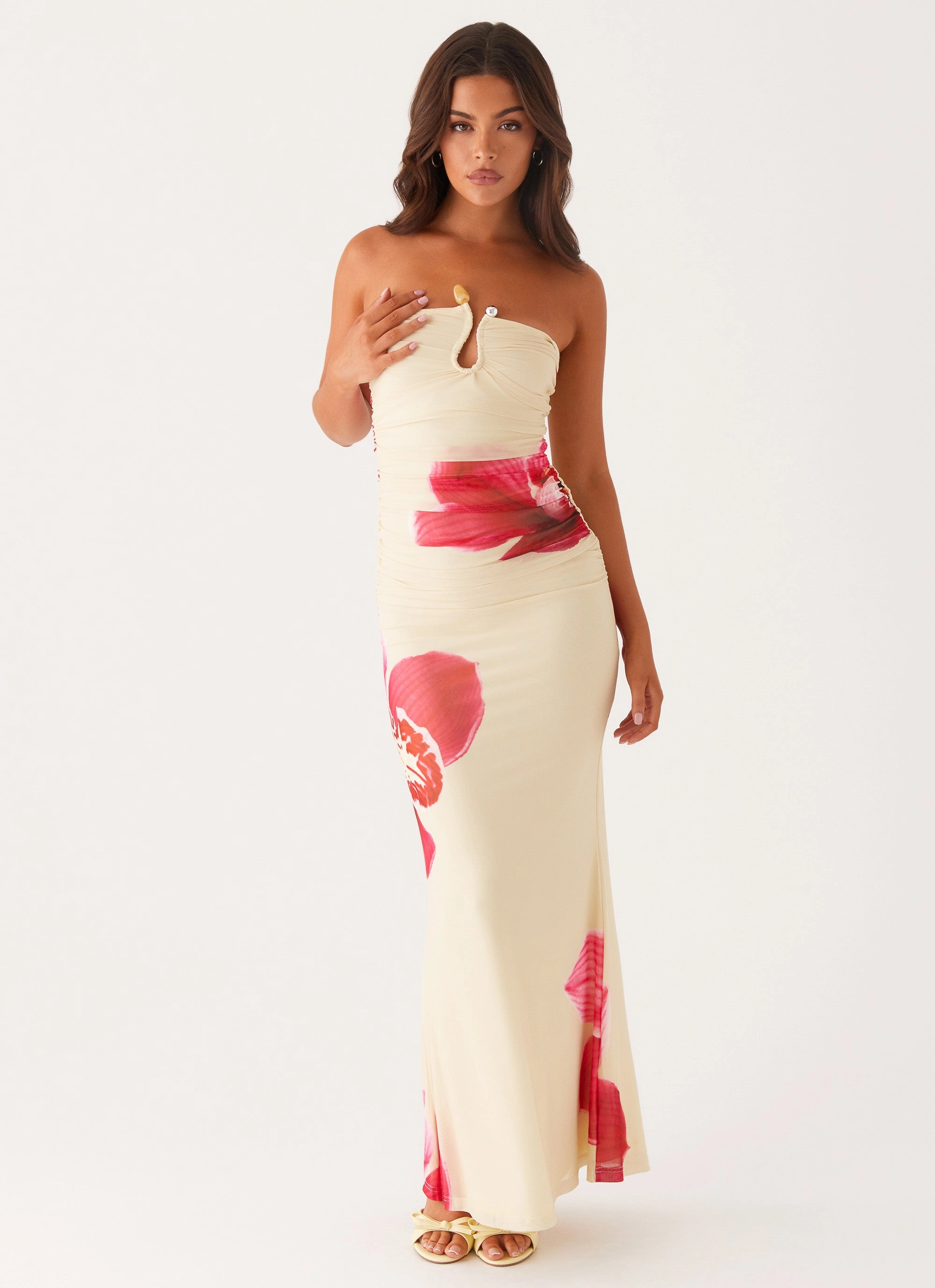 Sleek Look Rudy Maxi Dress - Orchid Yellow