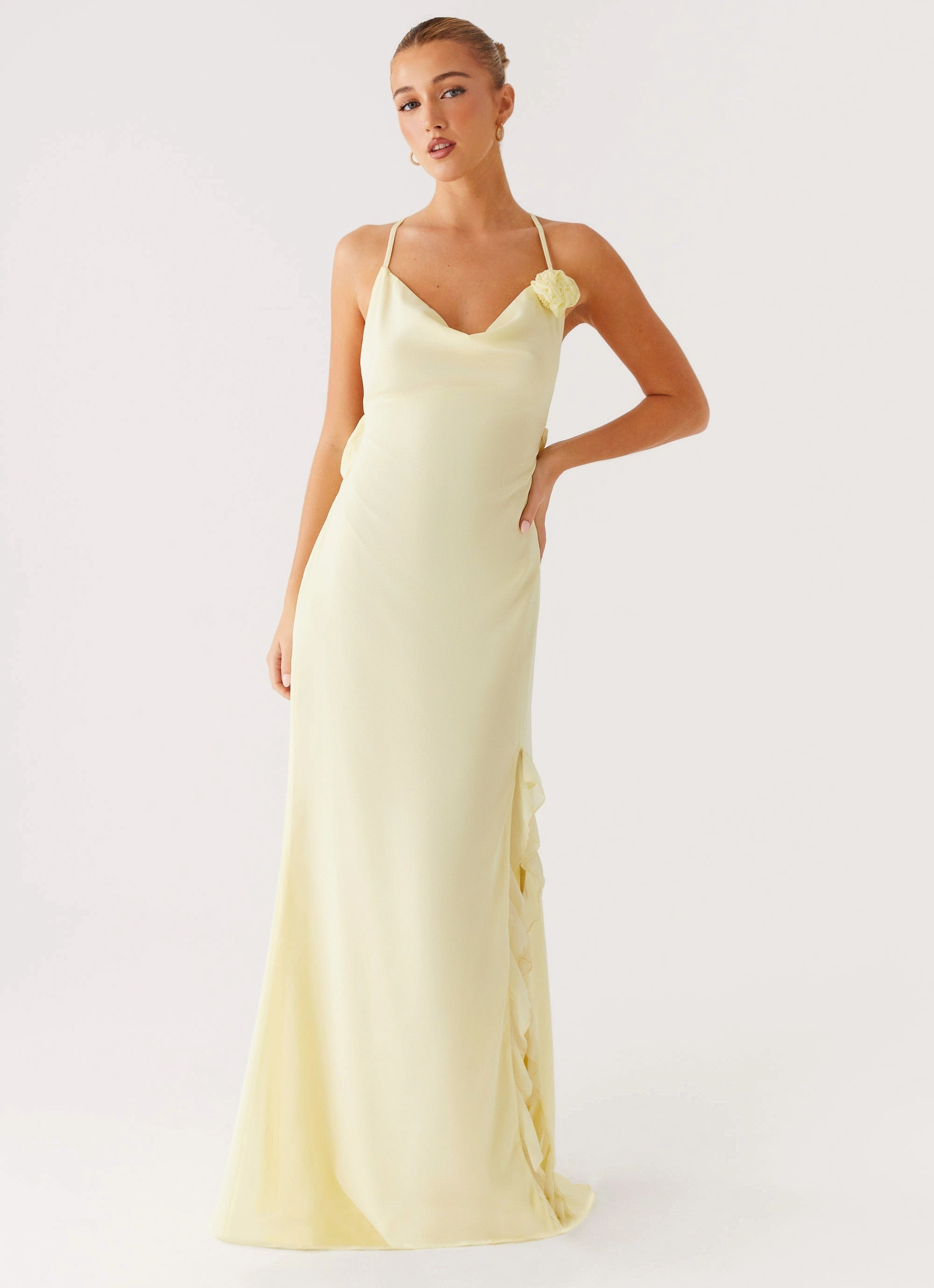 Walk Easy First Class Maxi Dress - Yellow