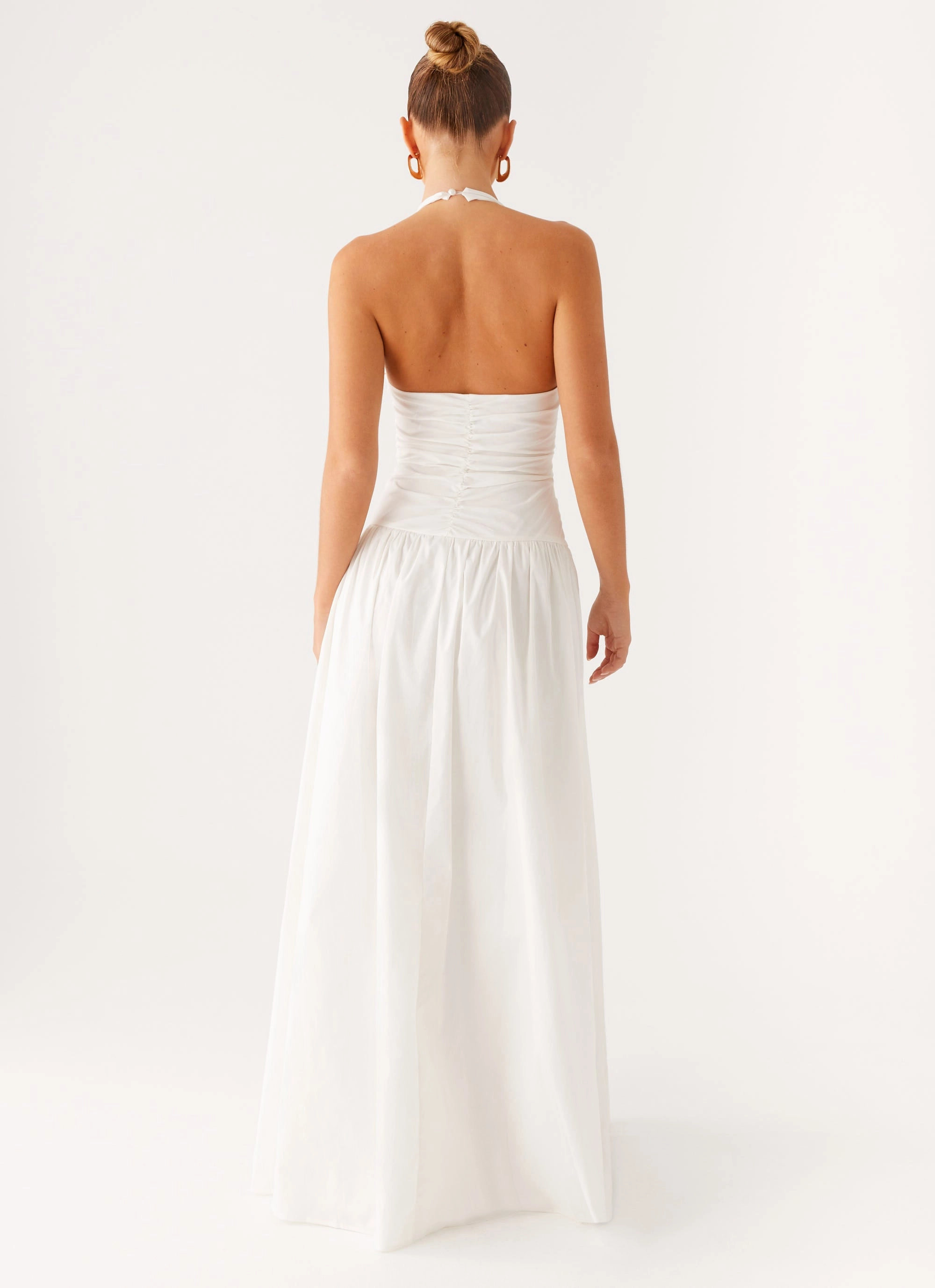 Narnie Maxi Dress - Ivory Simple Yet Elegant