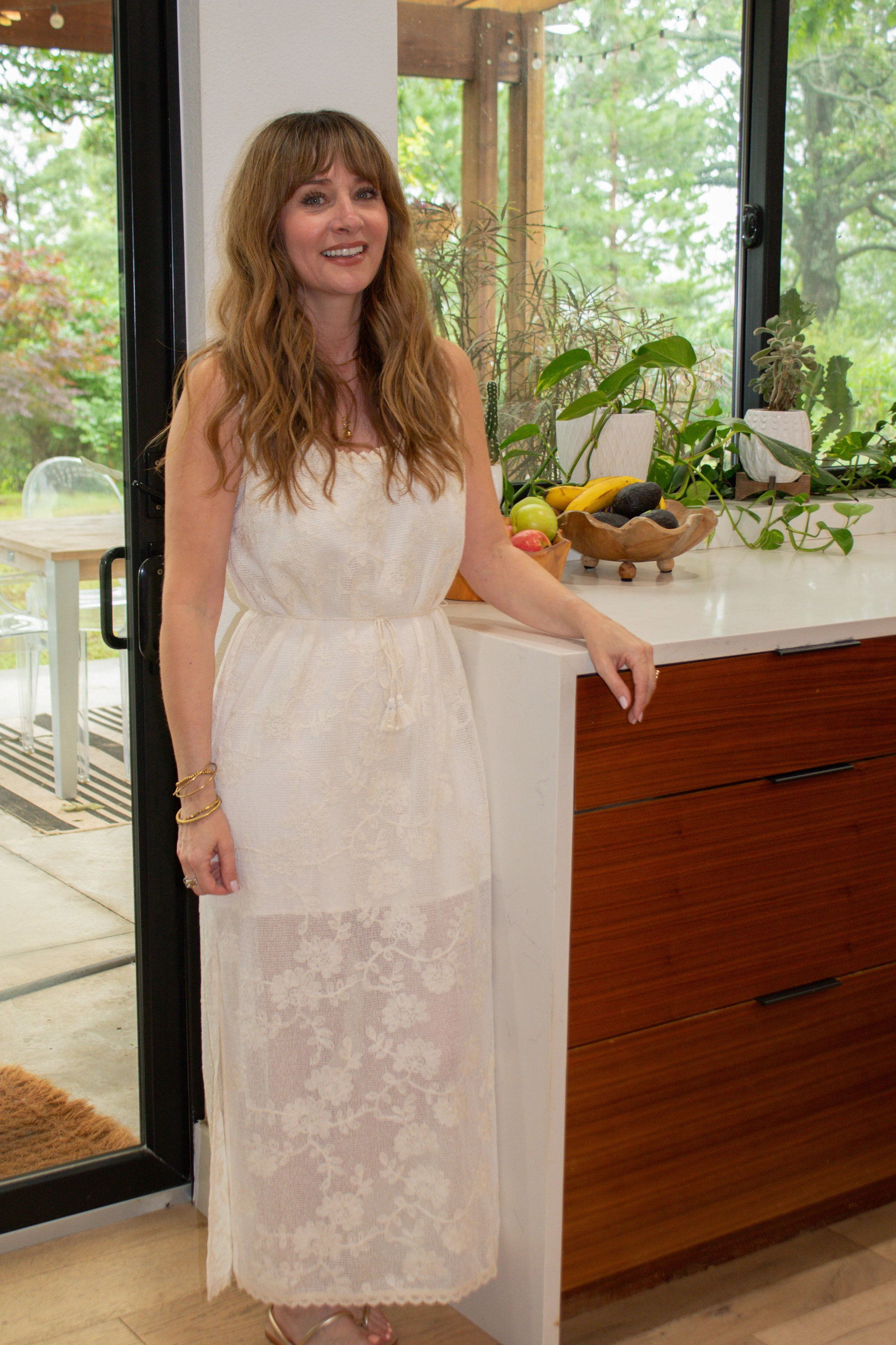 Relaxed Style Fiorenza Maxi Dress - Cream