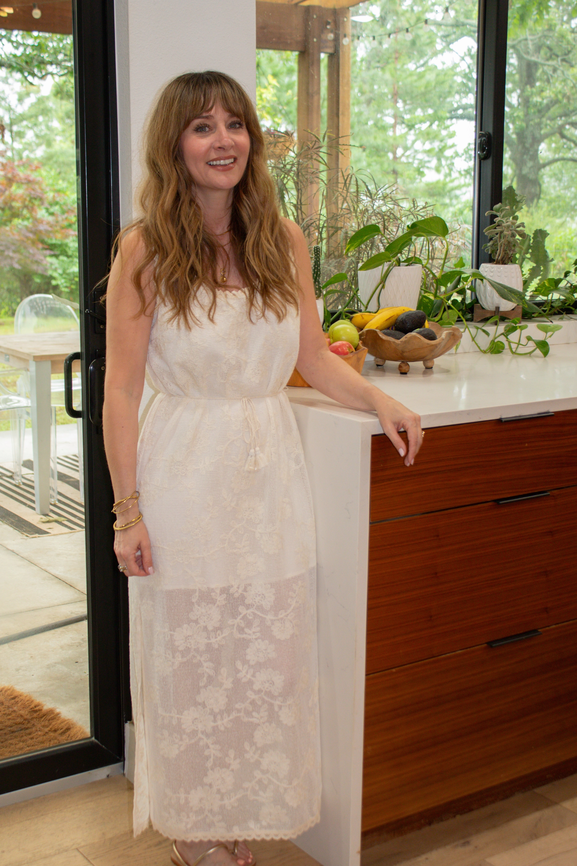 Urban Favorite Fiorenza Maxi Dress - Cream