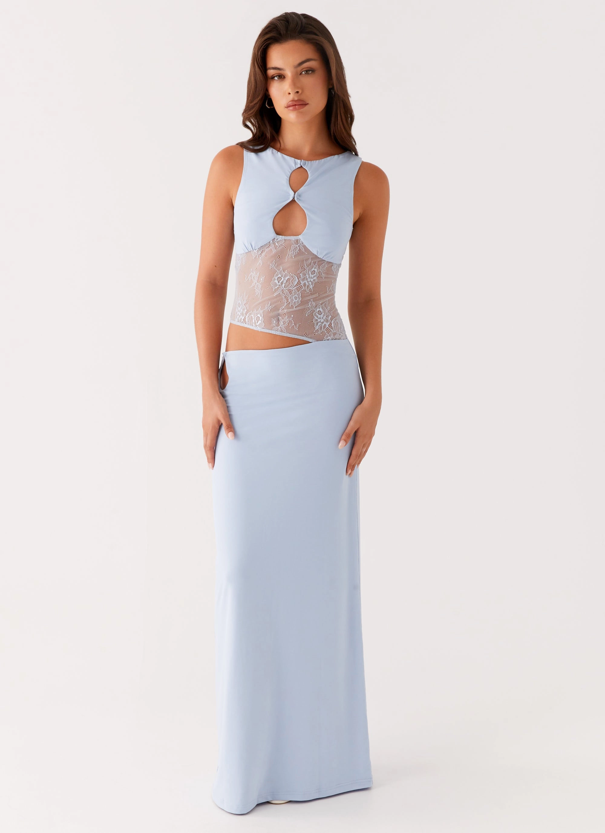 Casual weekend dress Silky Form Prophecy Maxi Dress - Blue