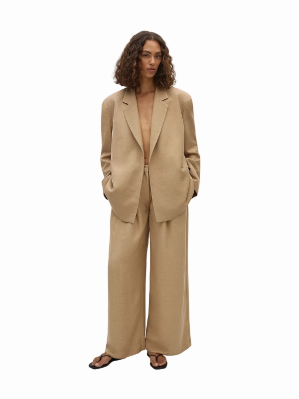 Felix Blazer in Sahara Breathable Layer Leather Bits