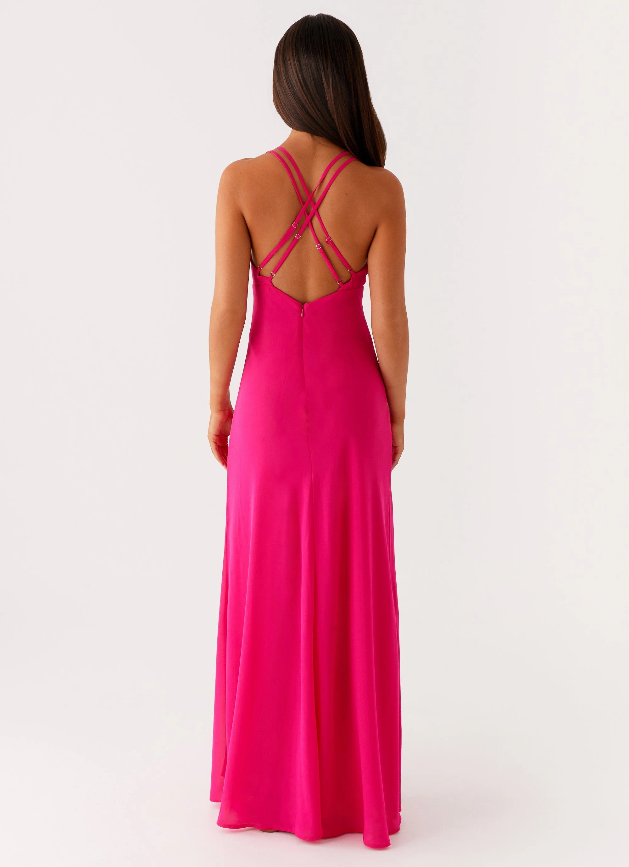 Kacia Maxi Dress - Fuchsia New York