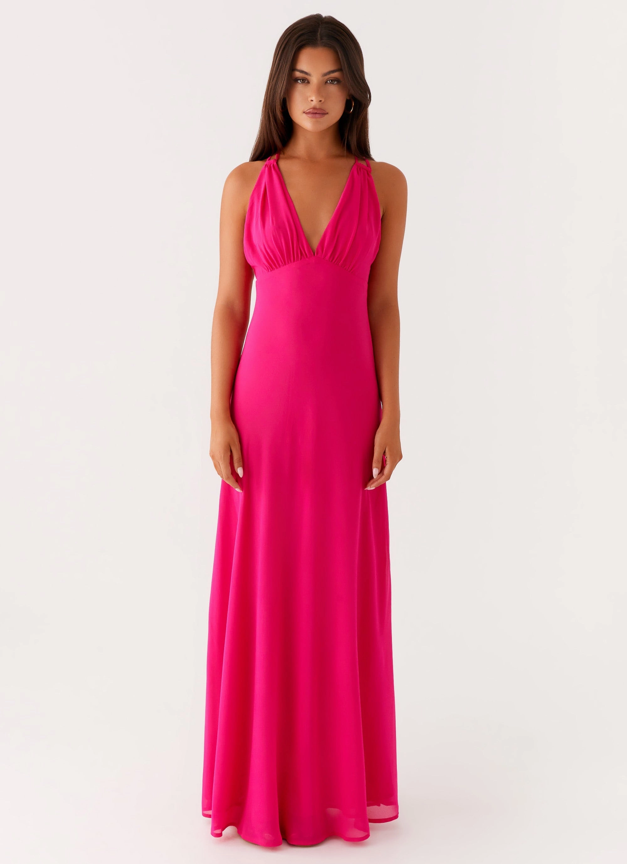 Kacia Maxi Dress - Fuchsia Urban Cool